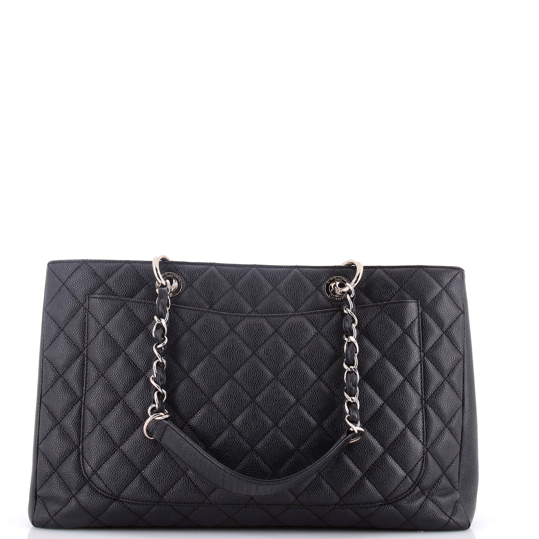 Grand Shopping Tote Quilted Caviar XL - Image 3