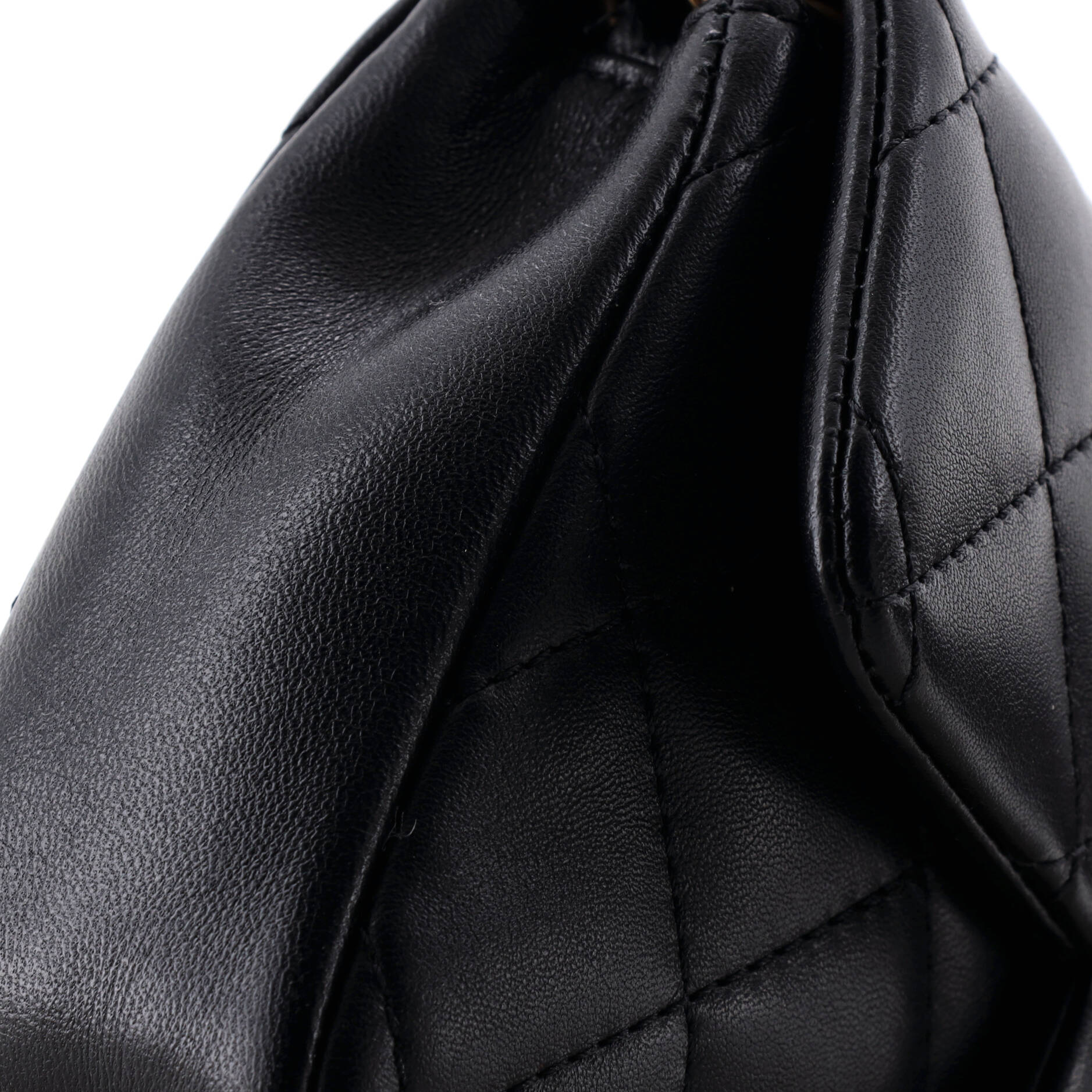 Heart Charms Flap Bag Quilted Lambskin Mini - Image 6