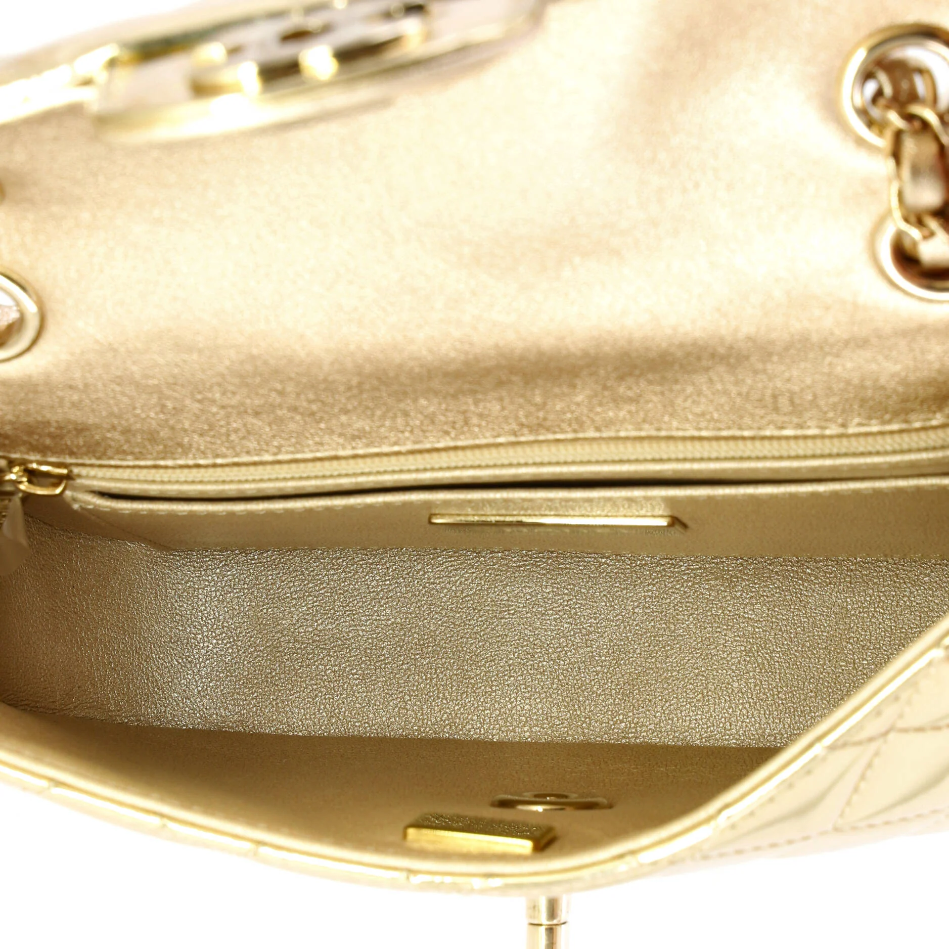 Hollywood Boulevard Flap Bag with Star Coin Purse Quilted Metallic Leather Mini - Image 5