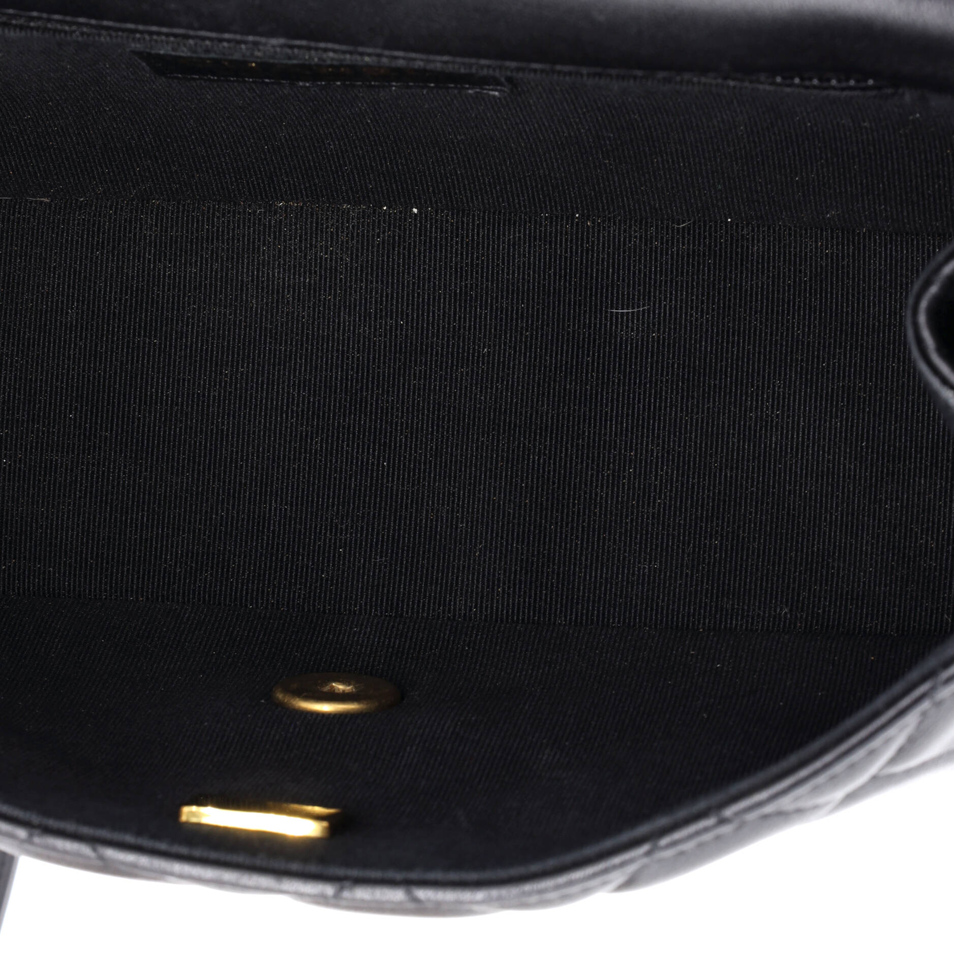 Lady Handle Flap Bag Quilted Calfskin Small - Image 5