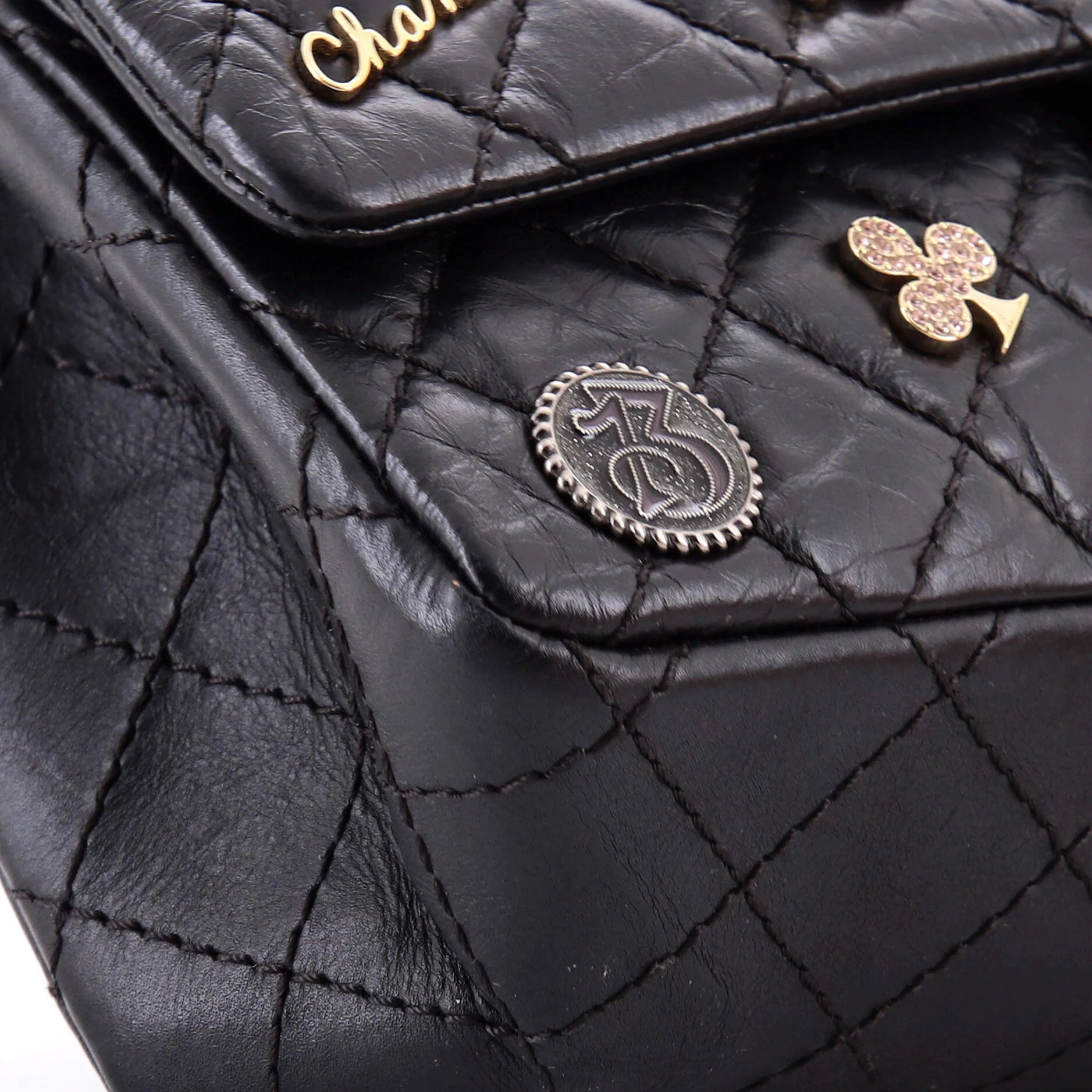 Lucky Charms Reissue 2.55 Flap Bag Quilted Aged Calfskin 225 - Image 7