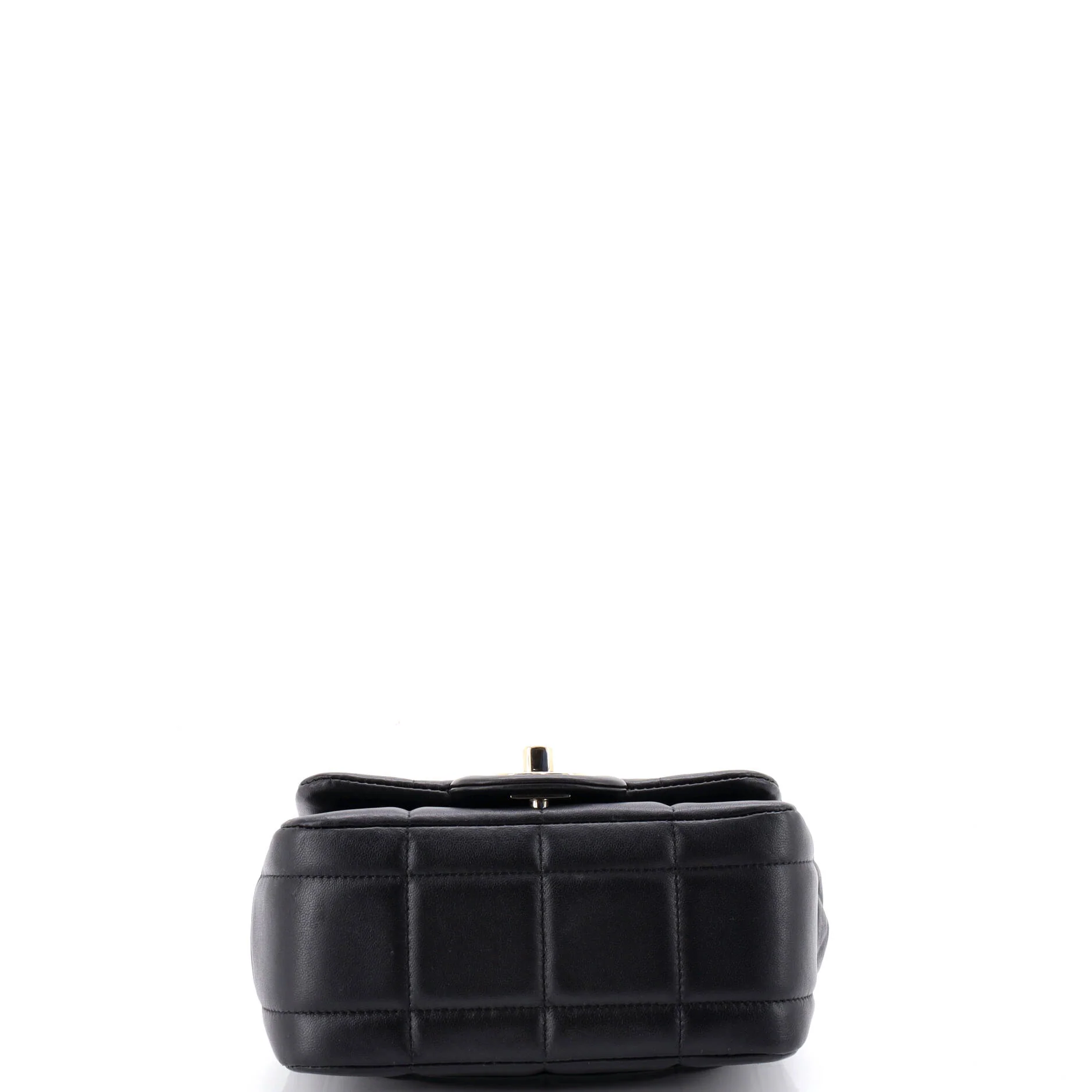 Monacoco Logo Blocks Square Flap Bag Quilted Lambskin with Resin Mini - Image 4