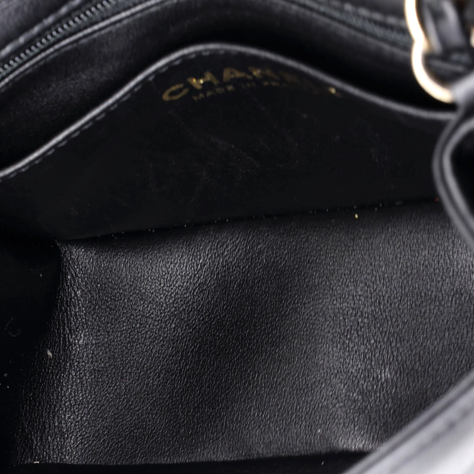 Monacoco Logo Blocks Square Flap Bag Quilted Lambskin with Resin Mini - Image 5