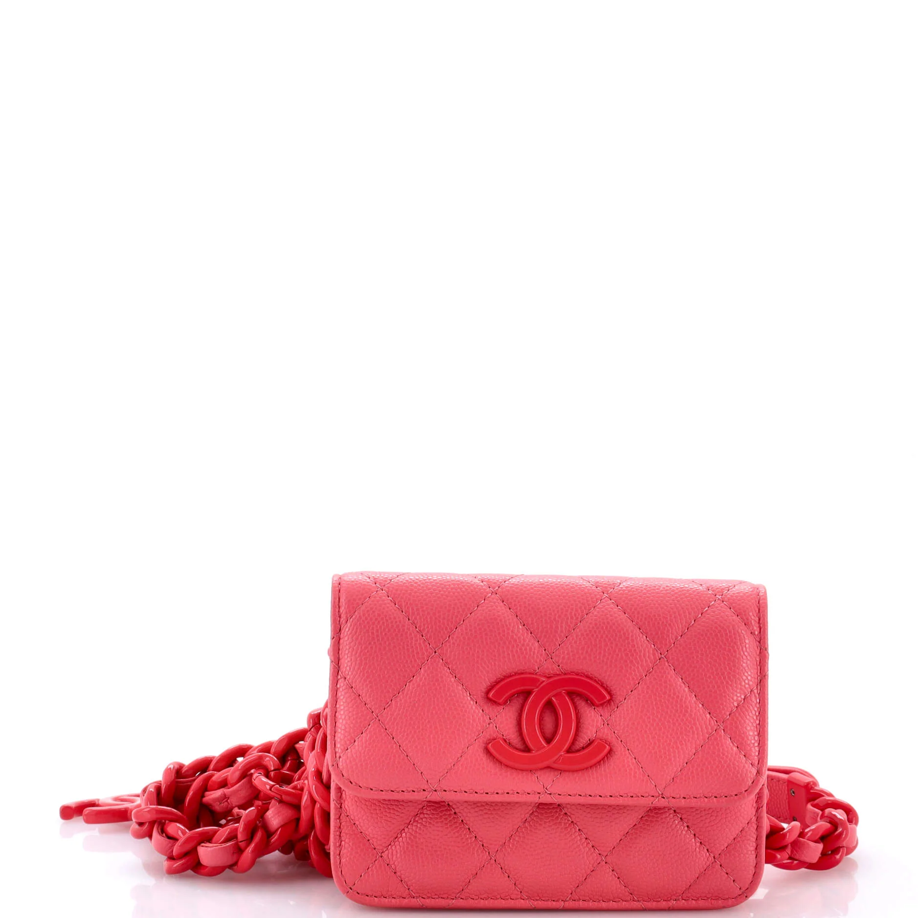 My Everything Flap Card Holder Belt Bag Quilted Caviar