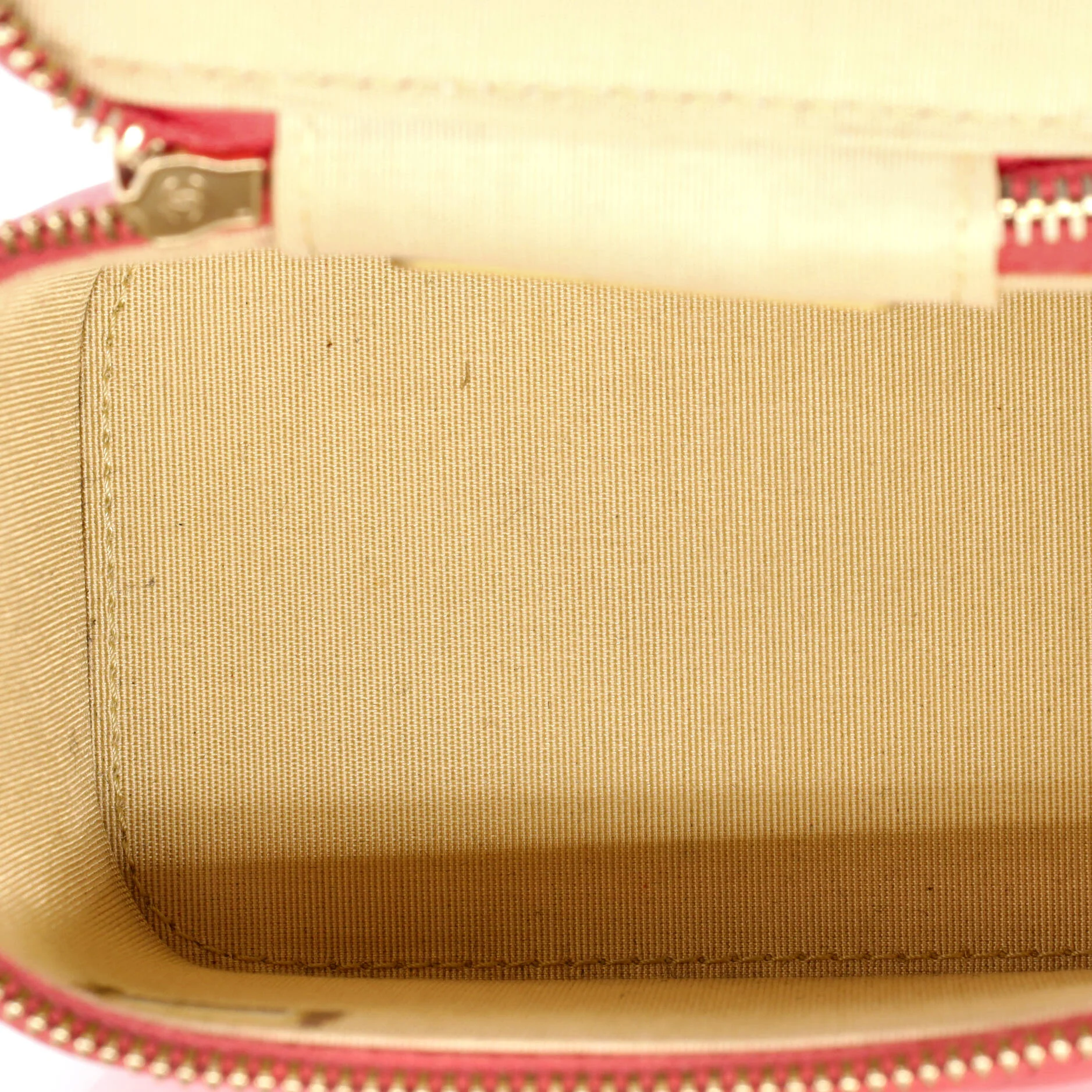 Pearl Crush Vanity Case with Chain Quilted Lambskin Mini - Image 5