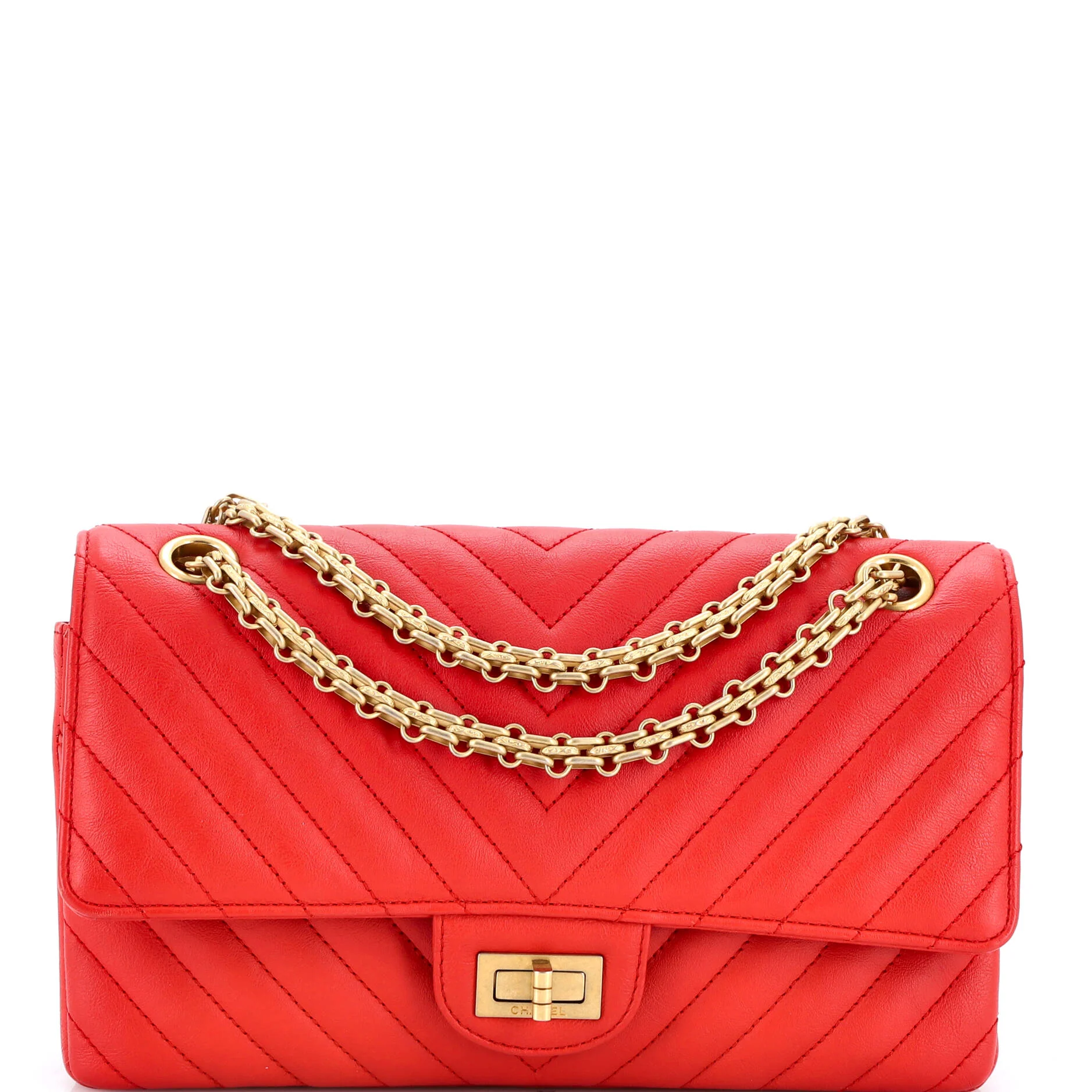 Reissue 2.55 Flap Bag Chevron Sheepskin 225