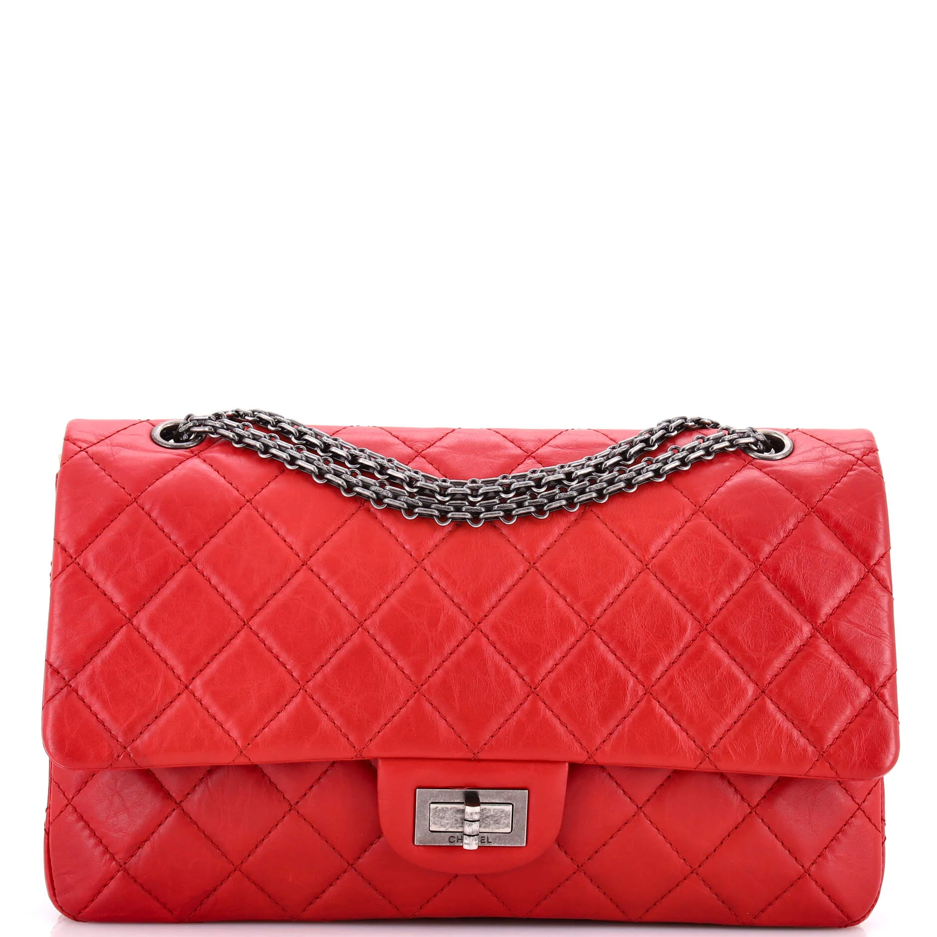 Reissue 2.55 Flap Bag Quilted Aged Calfskin 227