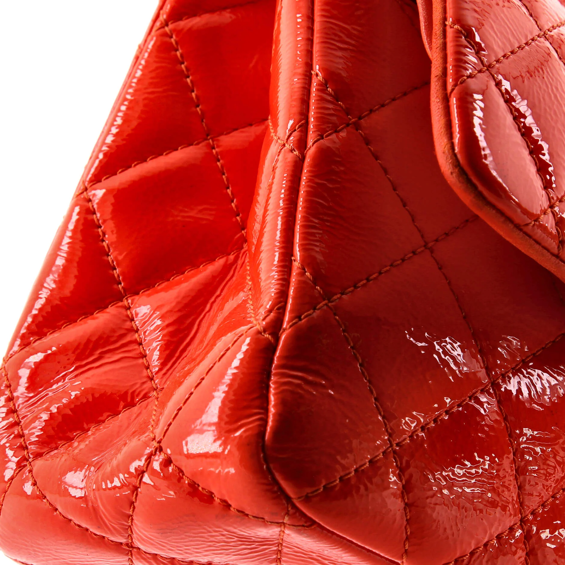 Reissue 2.55 Flap Bag Quilted Crinkled Patent 227 - Image 6