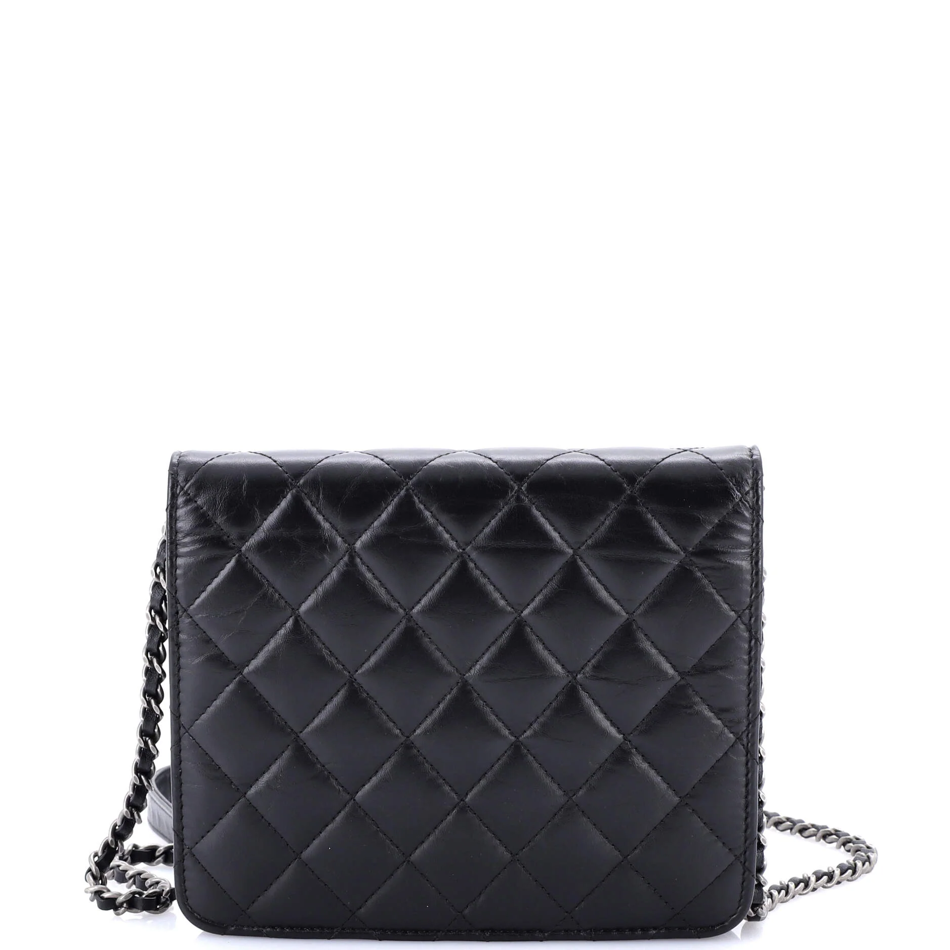 Reissue 2.55 Square Wallet on Chain Quilted Aged Calfskin - Image 3