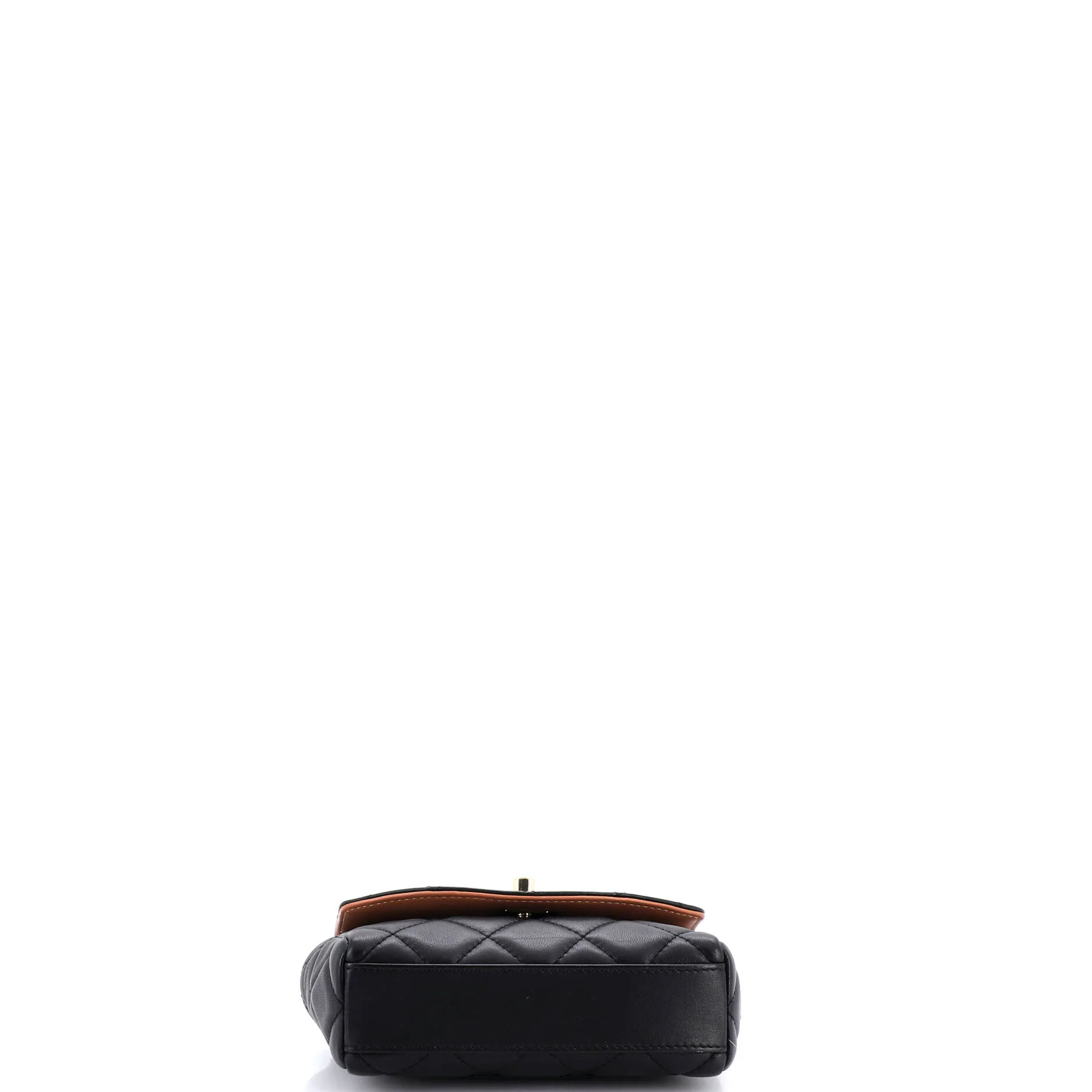 RIbbon Chain Flap Bag Quilted Lambskin Mini - Image 5