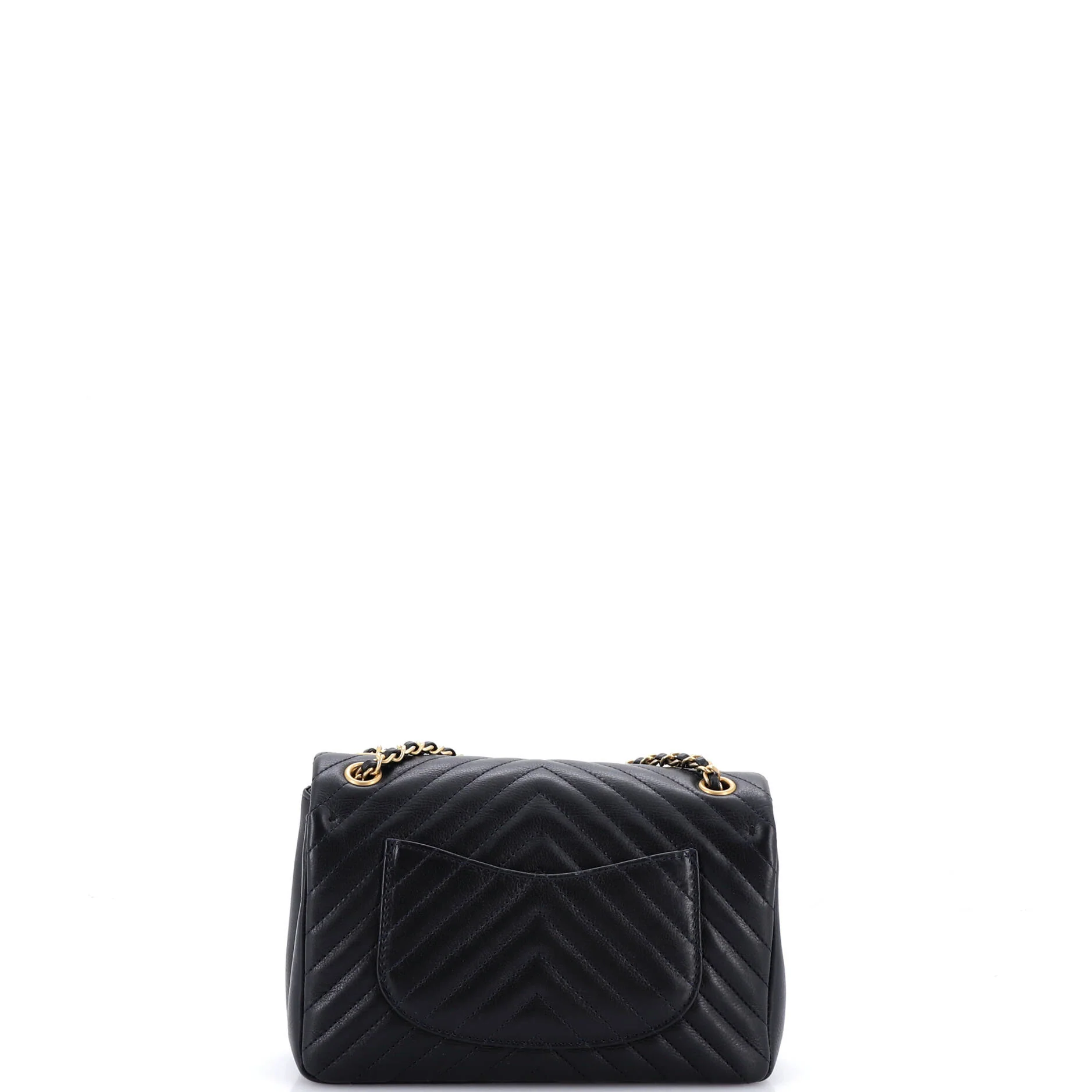 Rock the Corner Flap Bag Chevron Calfskin Mini - Image 4