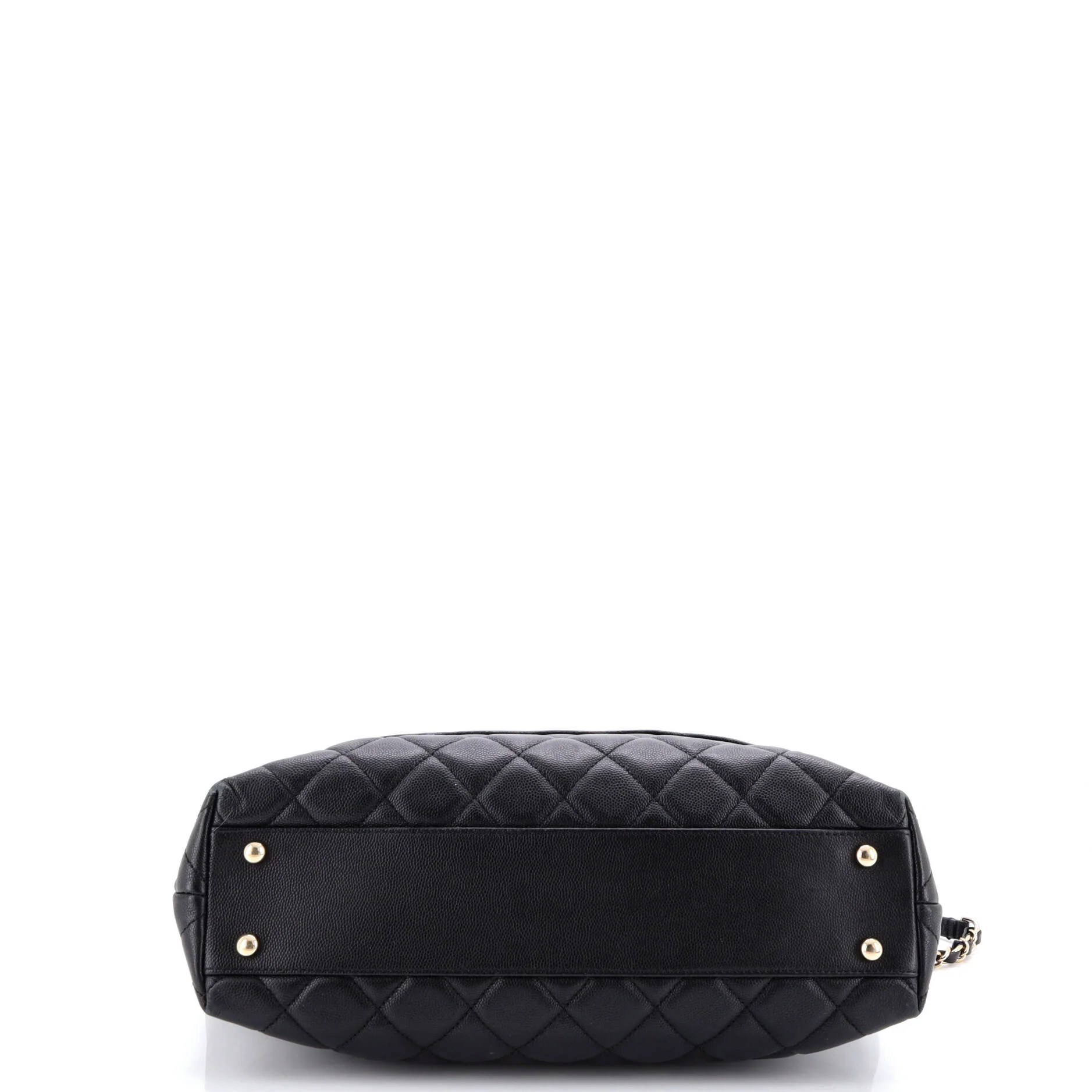 Rolled Up Tote Quilted Caviar - Image 4