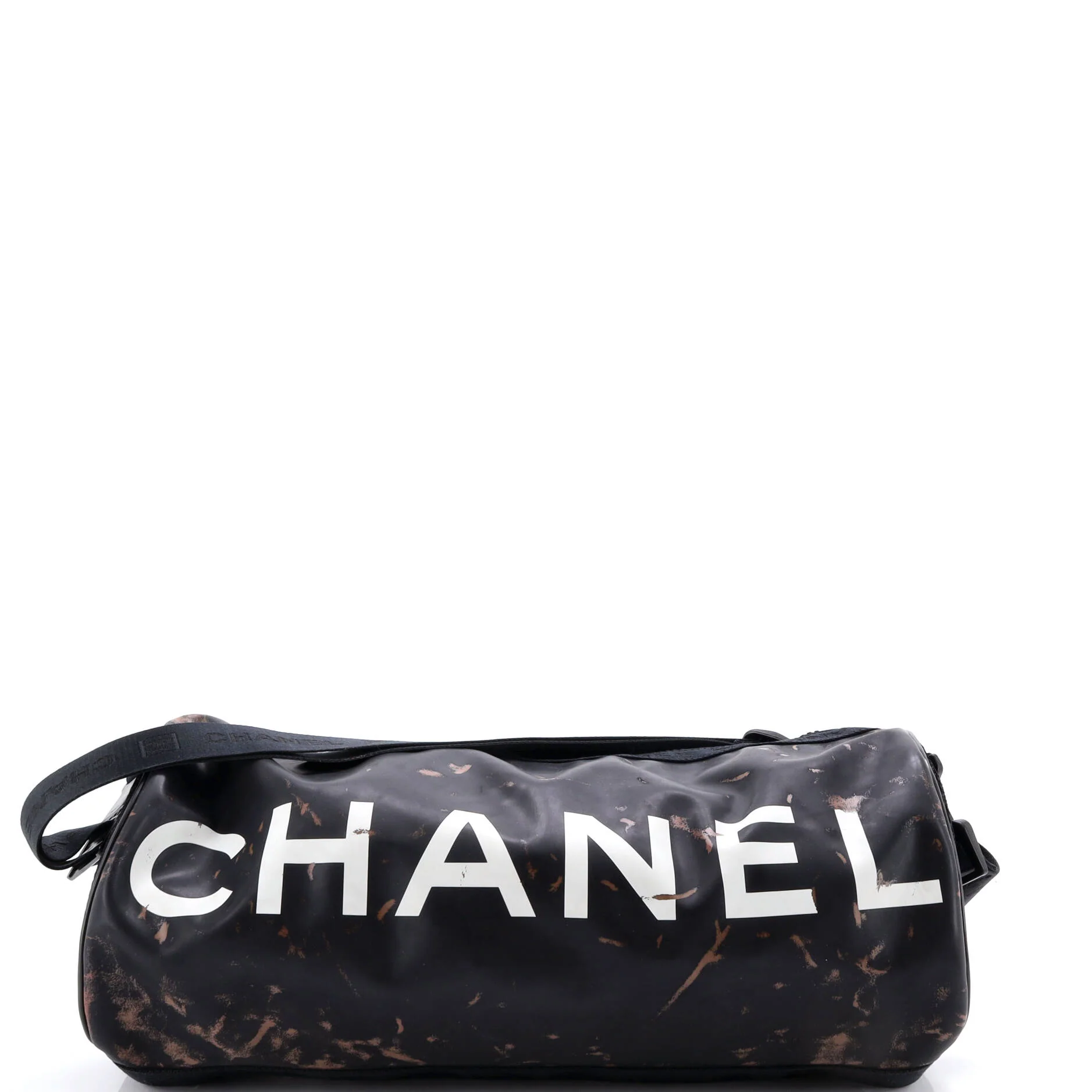 Sport Line Duffle Bag Printed Rubberized Leather Large