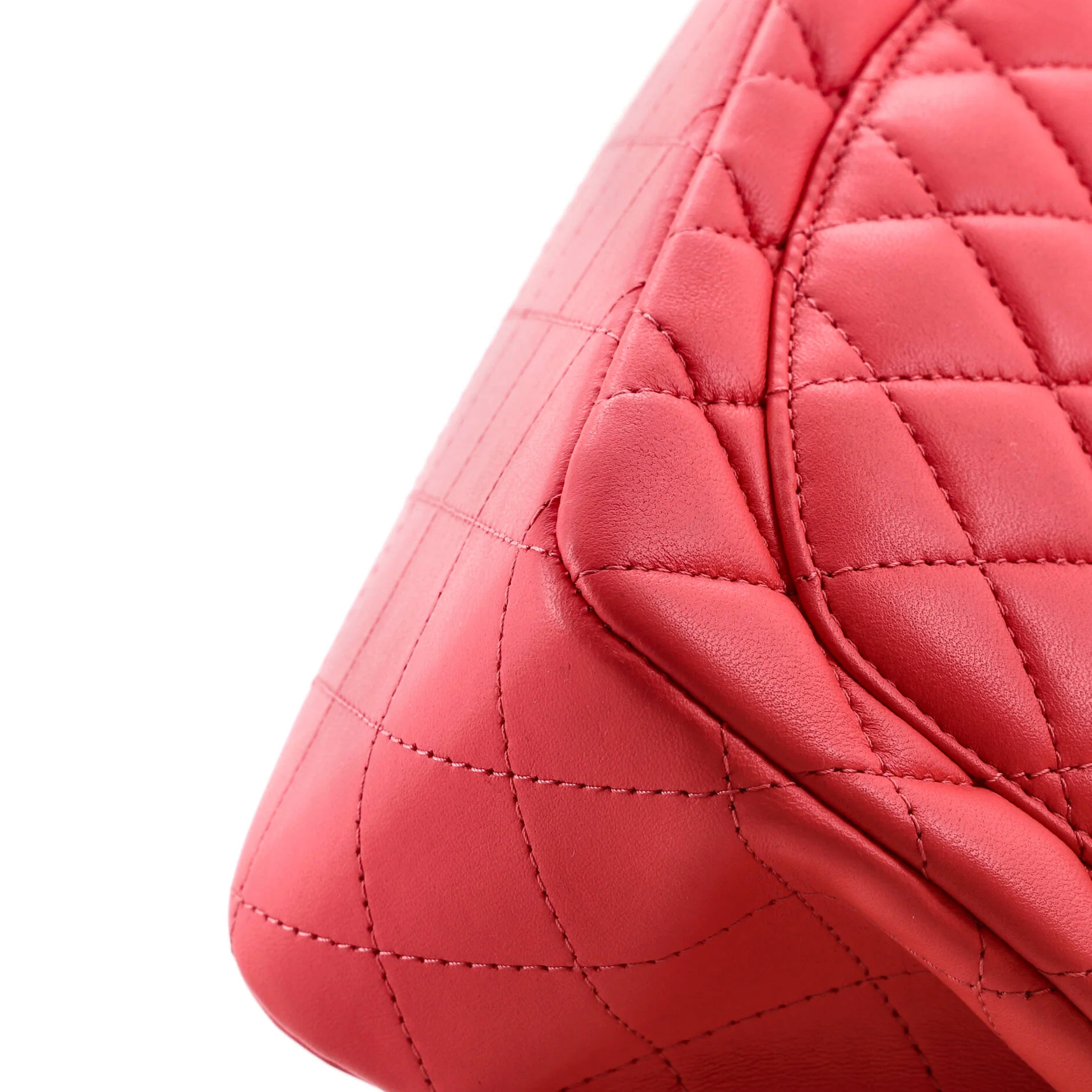 Square Classic Single Flap Bag Quilted Lambskin Mini - Image 7