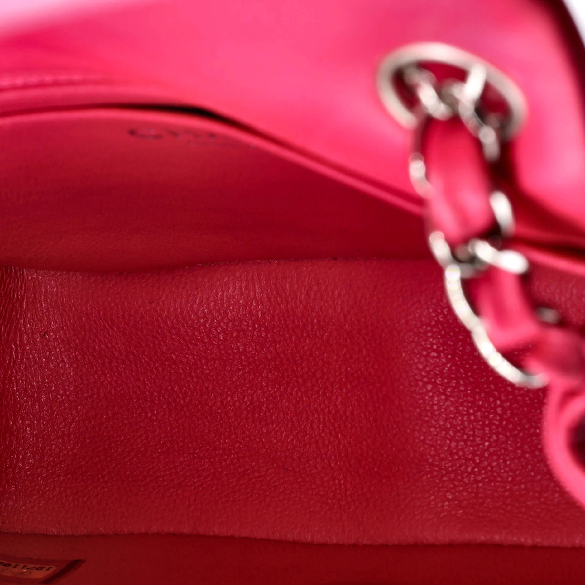 Square Classic Single Flap Bag Quilted Lambskin Mini - Image 6