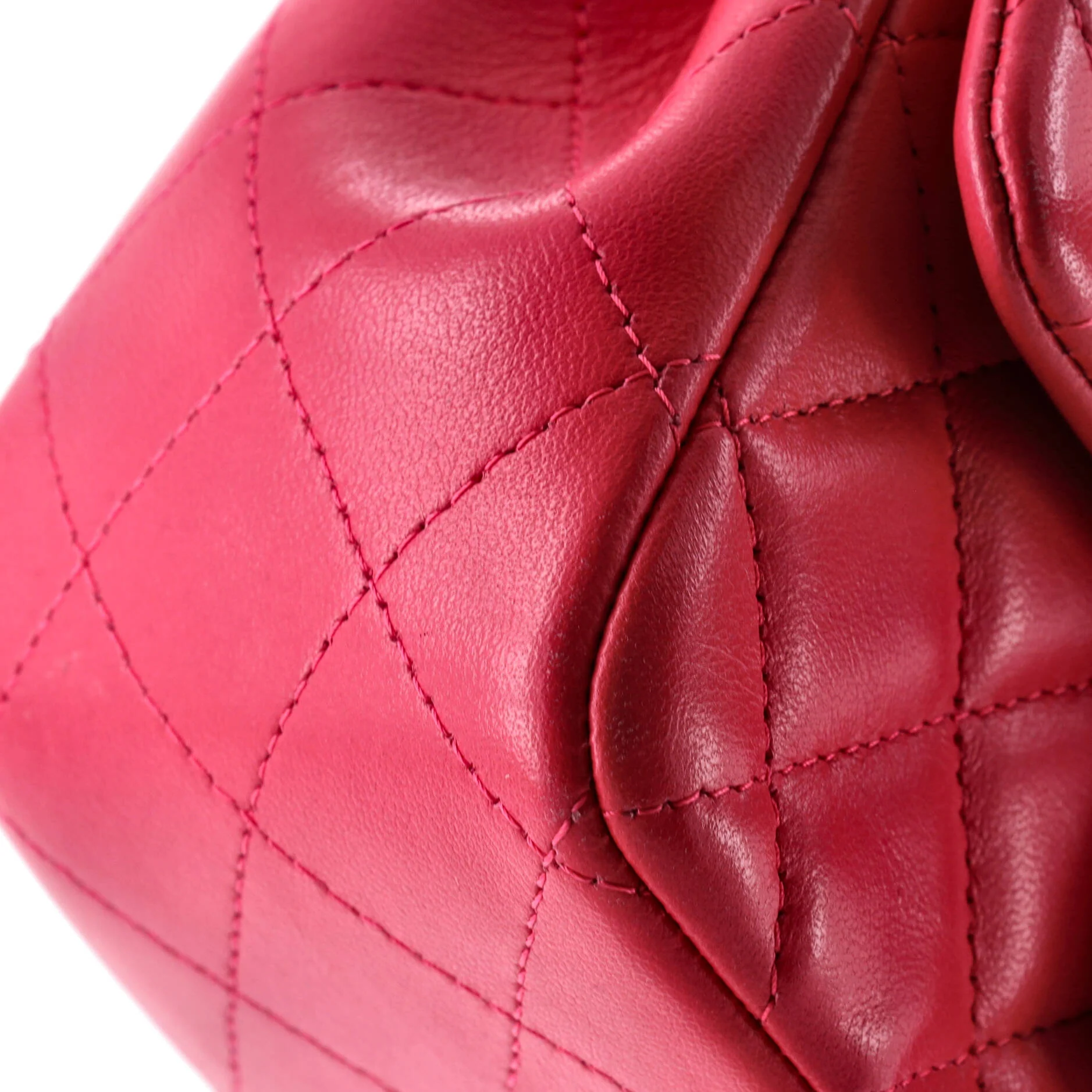 Square Classic Single Flap Bag Quilted Lambskin Mini - Image 7