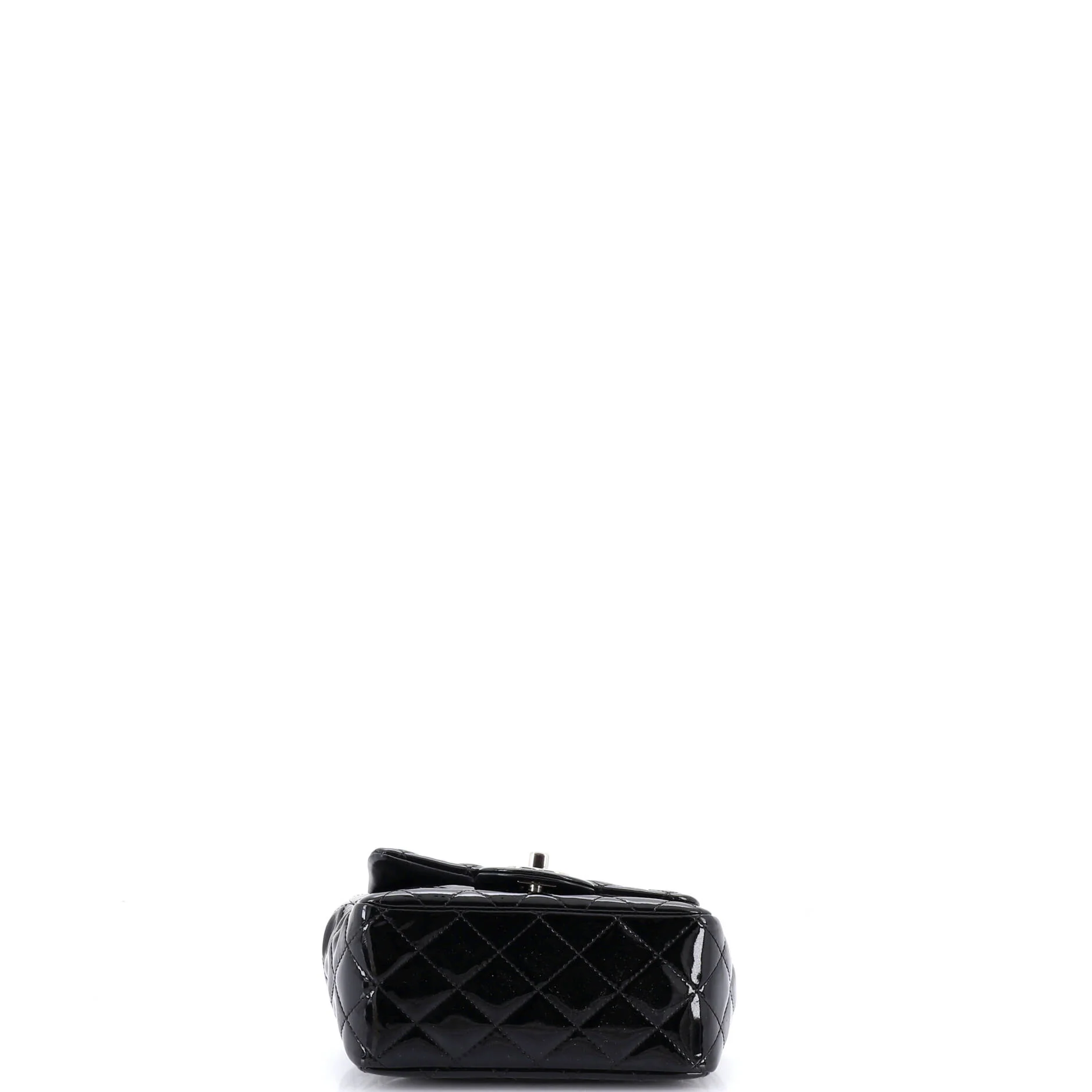 Square Classic Single Flap Bag Quilted Patent Mini - Image 4