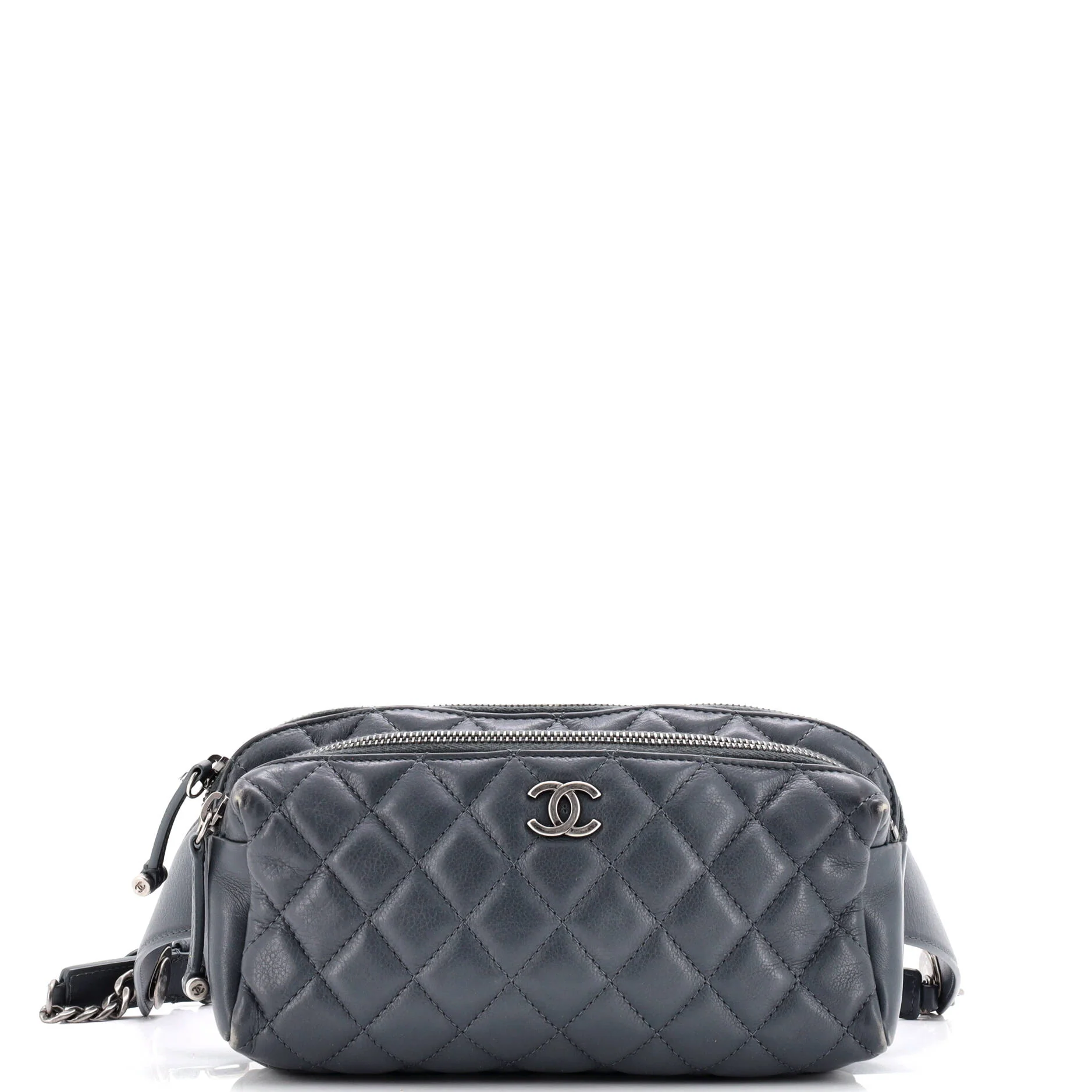 Street CC Waist Bag Quilted Calfskin