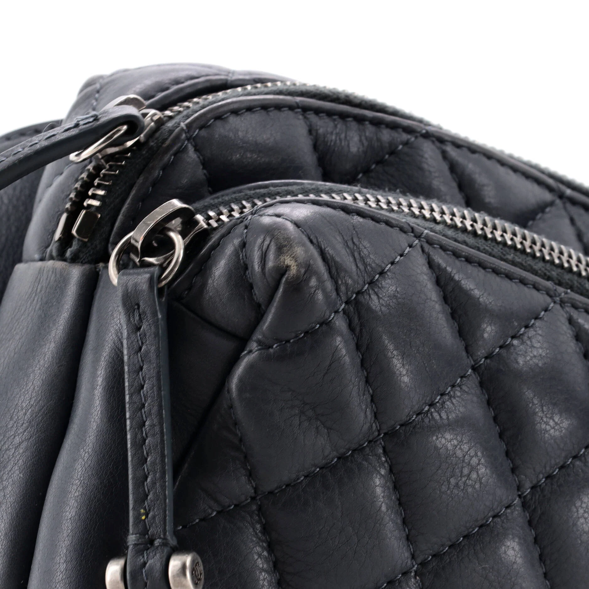 Street CC Waist Bag Quilted Calfskin - Image 6