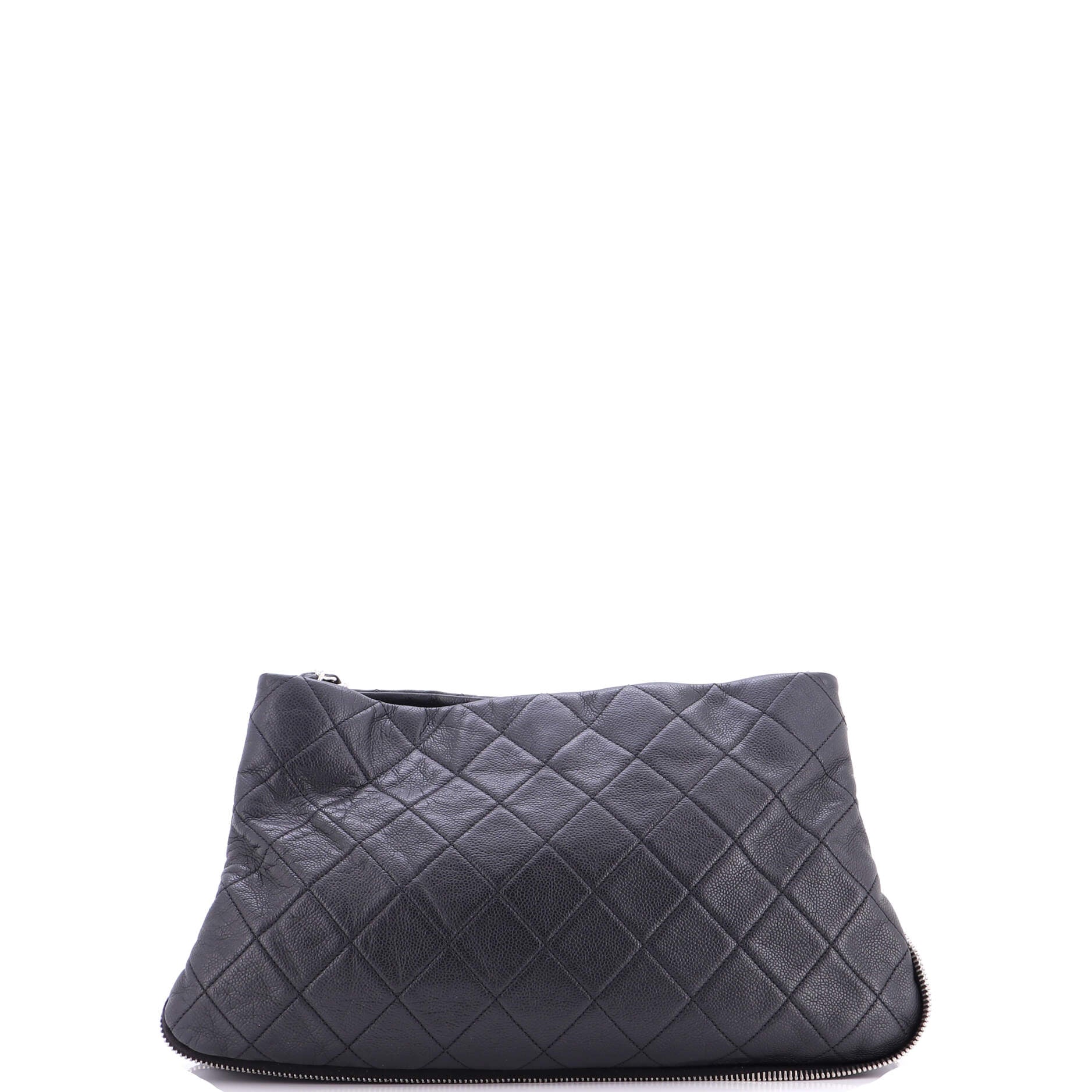Timeless CC Expandable Tote Quilted Caviar Medium - Image 4