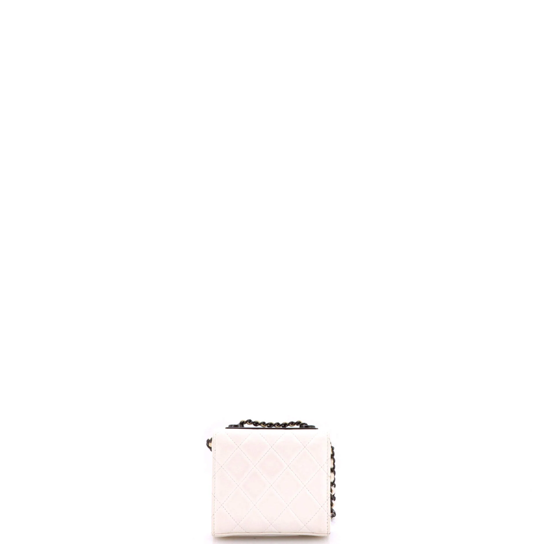 Trendy CC Clutch with Chain Quilted Lambskin Small - Image 3