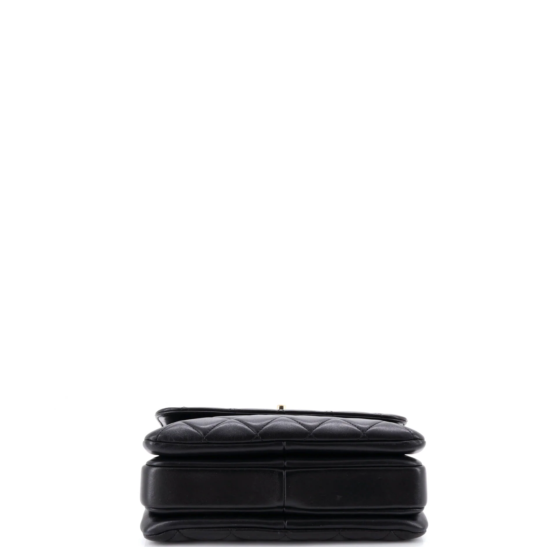 Trendy CC Top Handle Bag Quilted Lambskin Small - Image 4