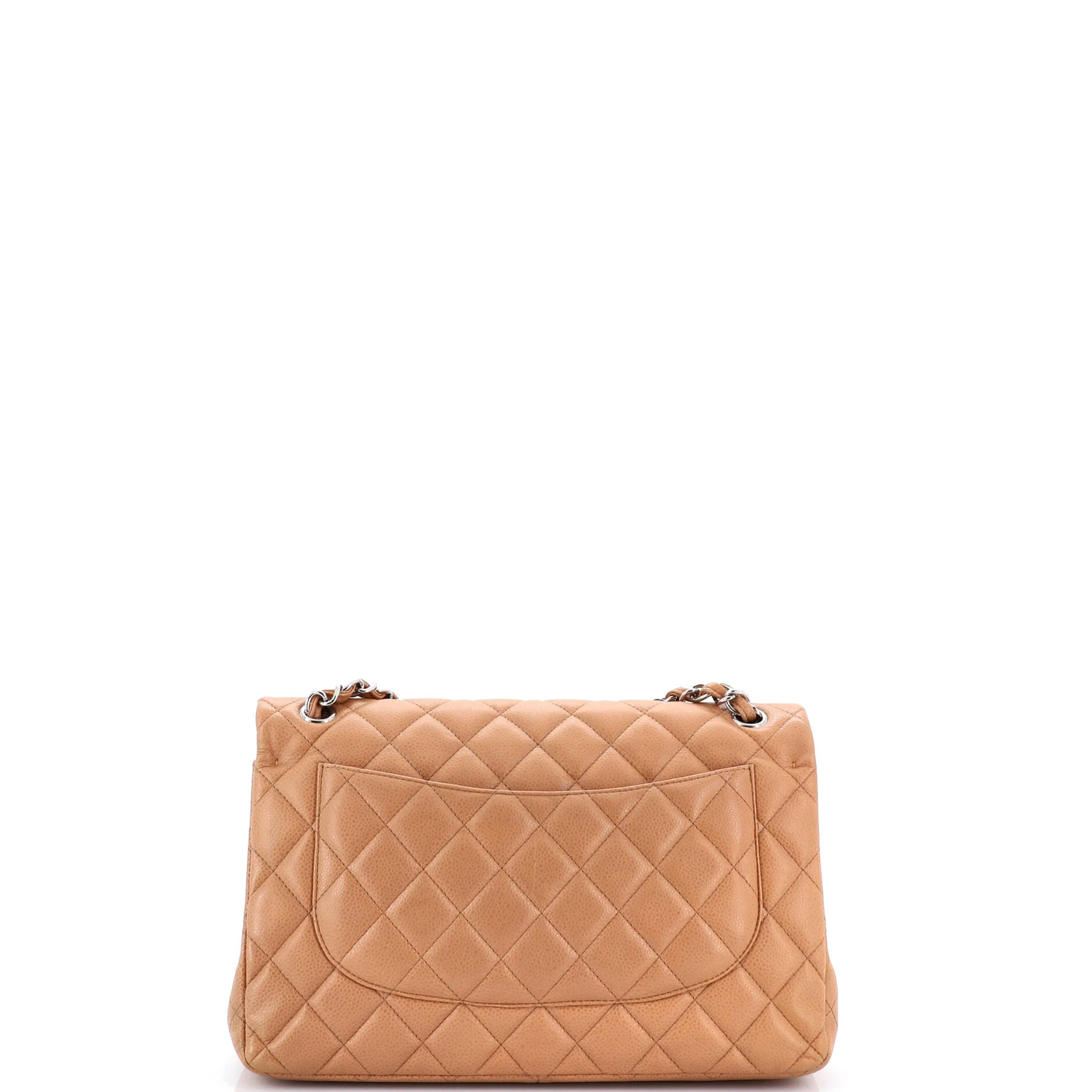 Vintage Classic Double Flap Bag Quilted Caviar Jumbo - Image 4