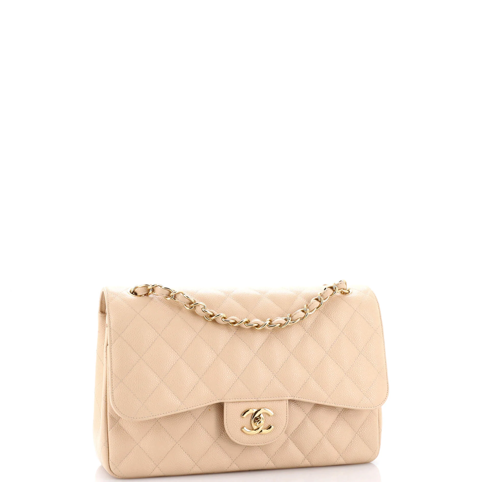 Vintage Classic Double Flap Bag Quilted Caviar Jumbo - Image 2