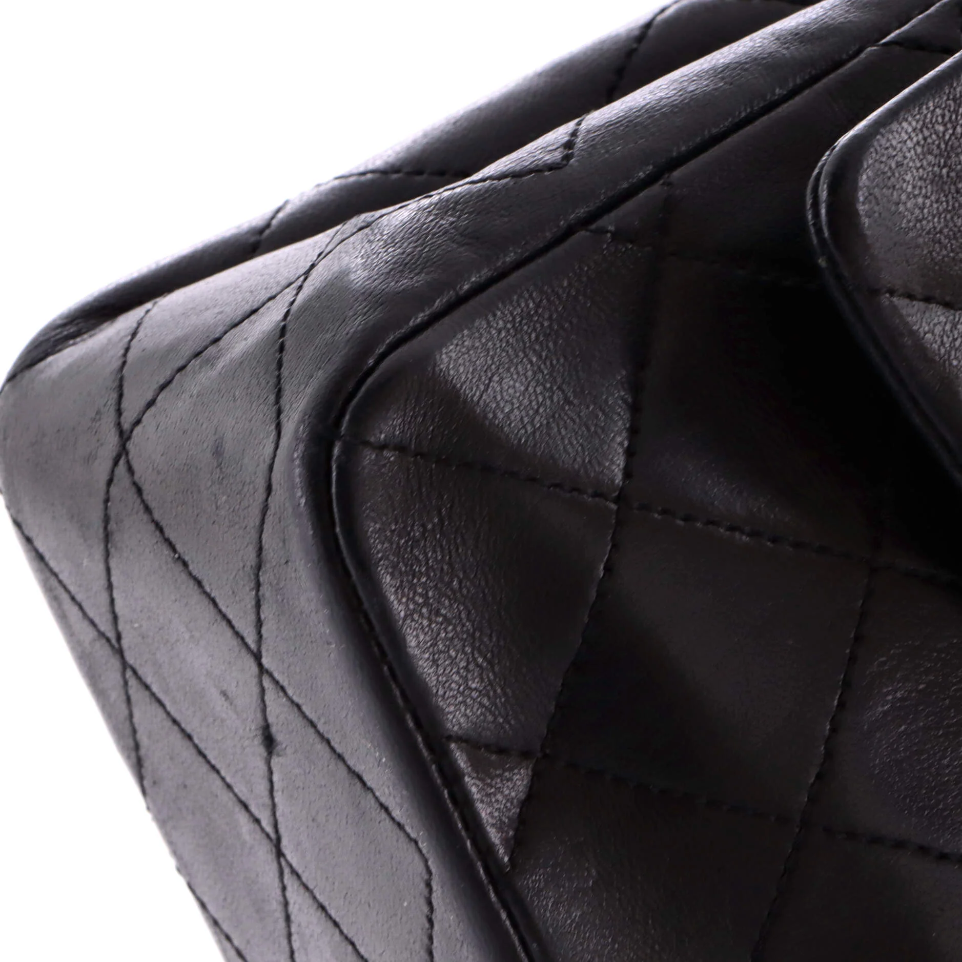 Vintage Classic Double Flap Bag Quilted Lambskin Medium - Image 6