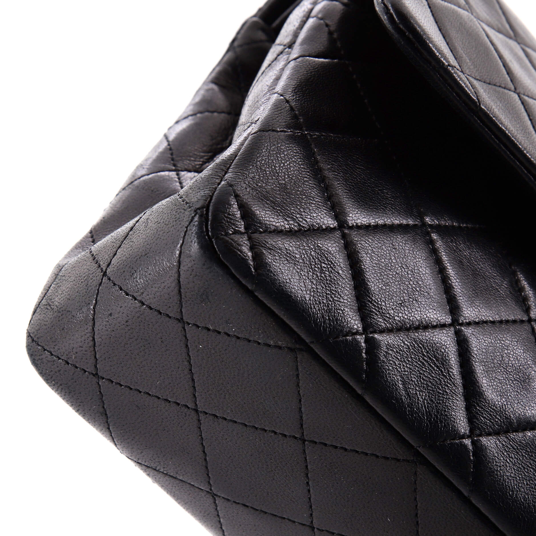 Vintage Classic Double Flap Bag Quilted Lambskin Medium - Image 6