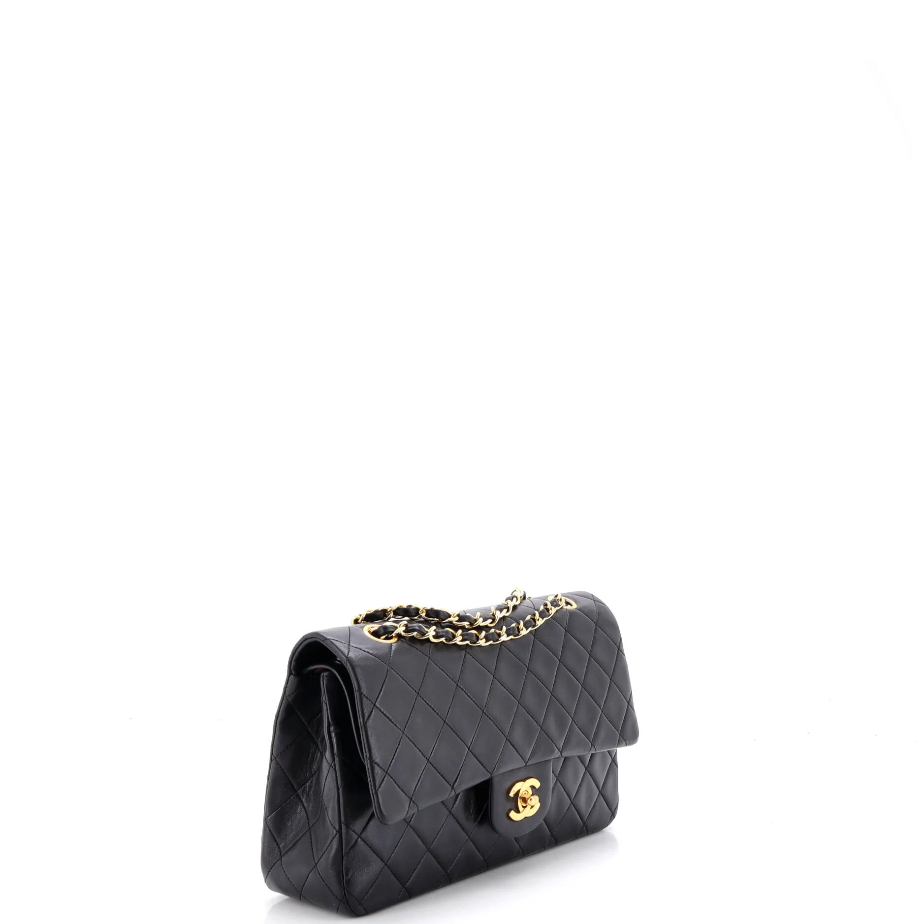 Vintage Classic Double Flap Bag Quilted Lambskin Medium - Image 3