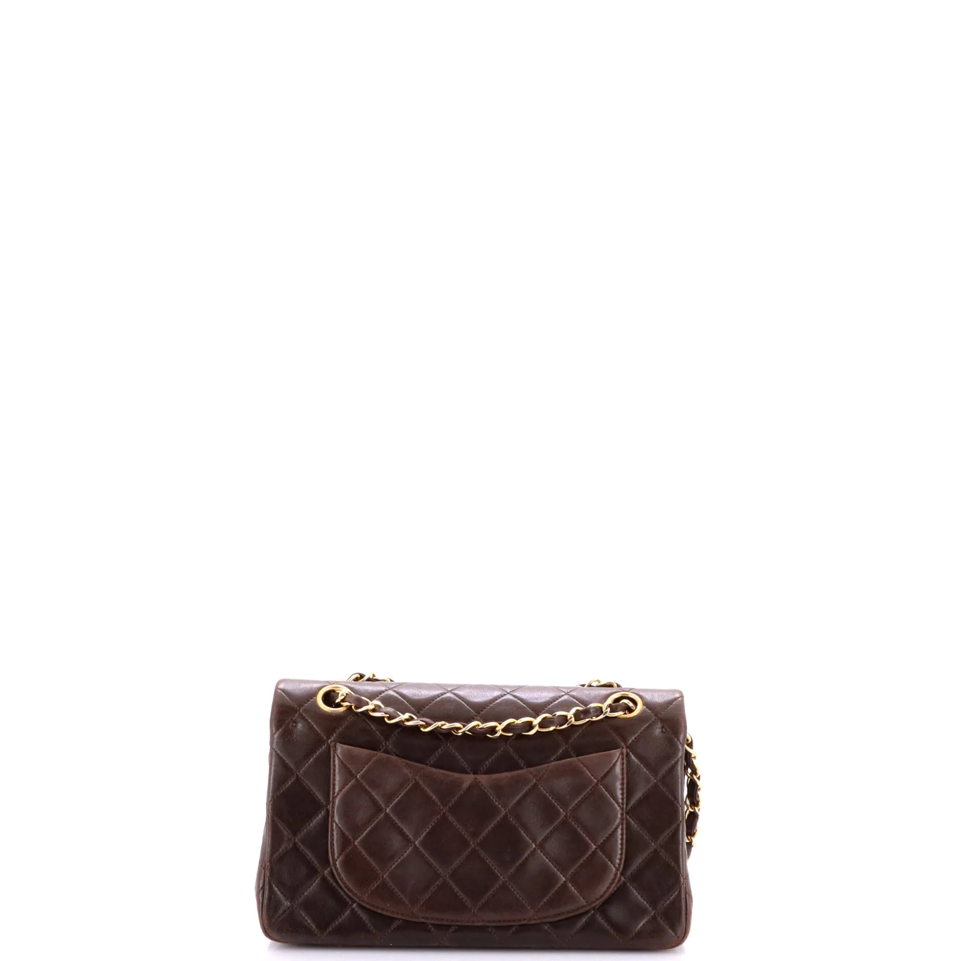 Vintage Classic Double Flap Bag Quilted Lambskin Small - Image 3