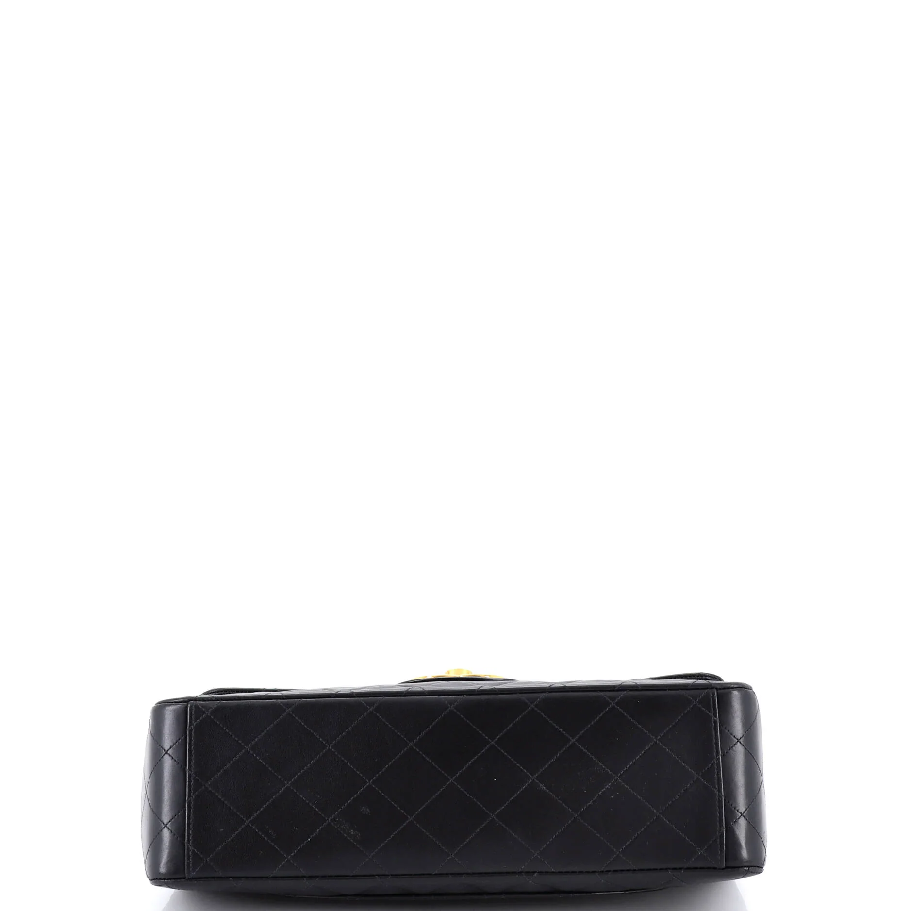 Vintage Classic Single Flap Bag Quilted Lambskin Maxi - Image 4