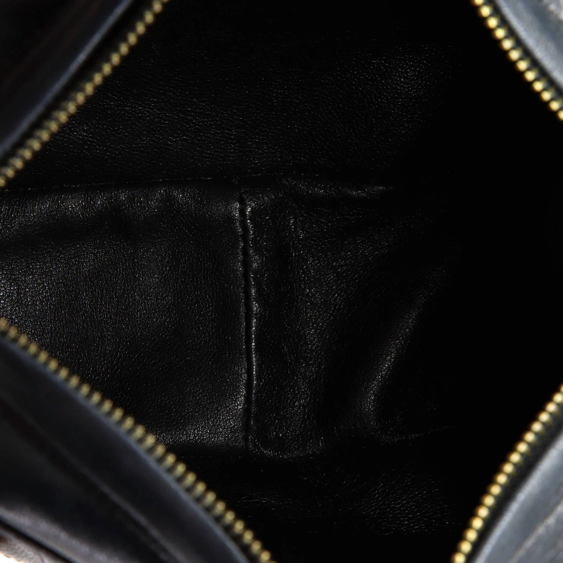 Vintage Diamond CC Camera Bag Quilted Leather Small - Image 5