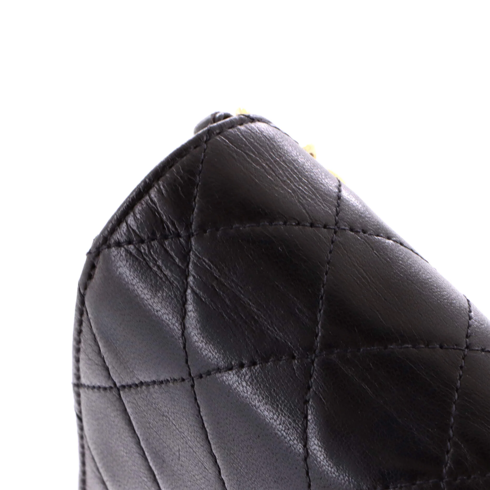 Vintage Full Flap Bag Quilted Lambskin Mini - Image 6