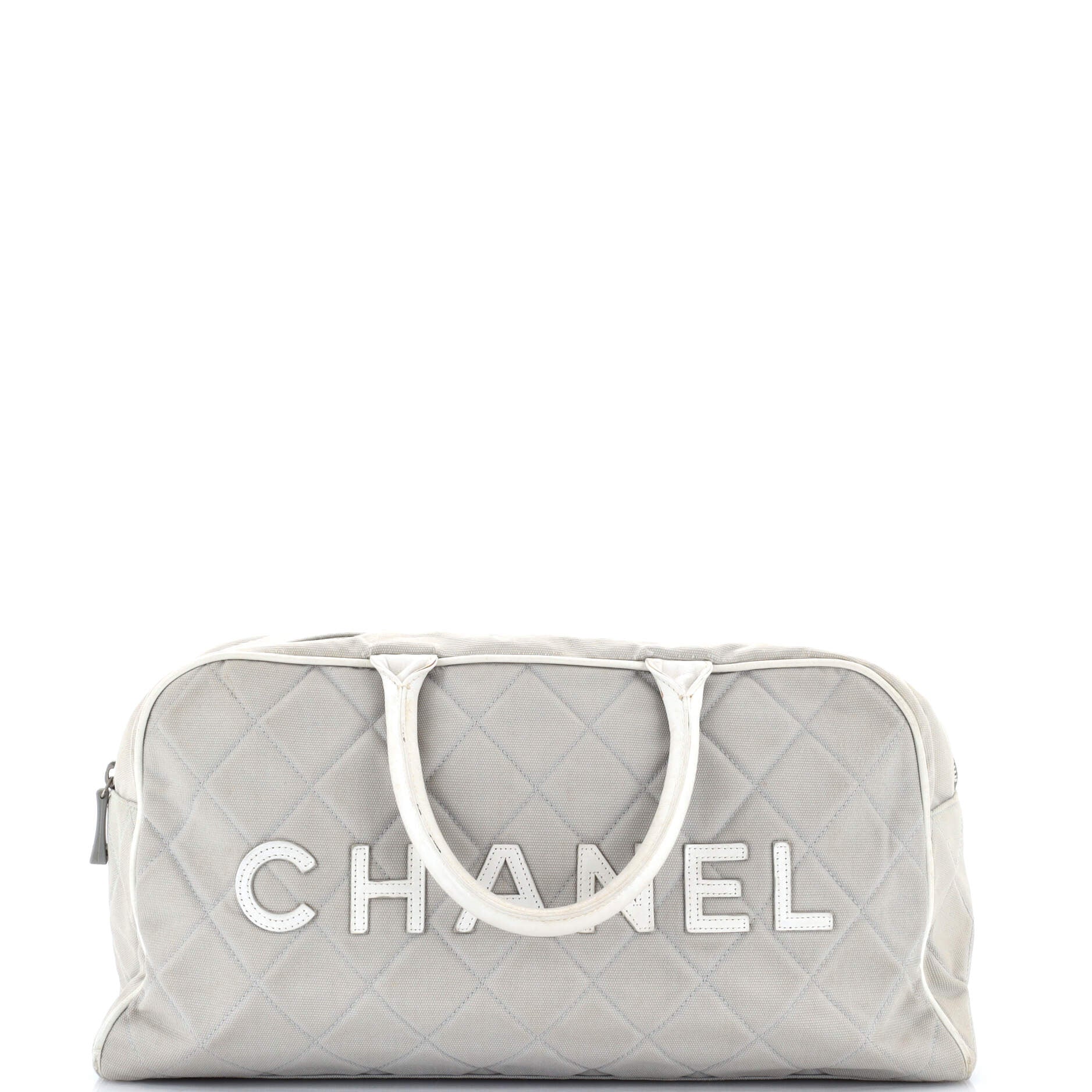 Vintage Logo Bowler Bag Quilted Canvas XL
