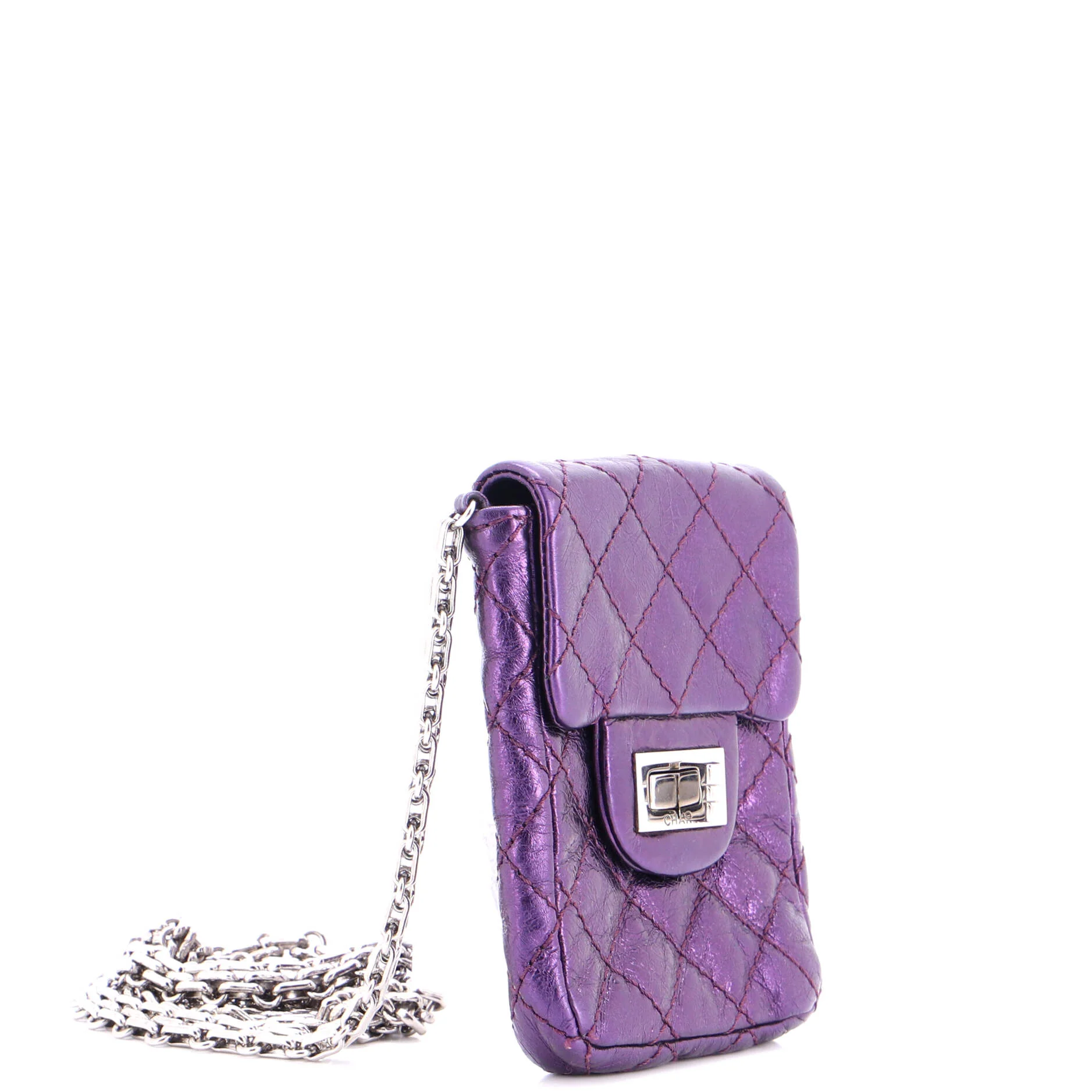 Vintage Reissue 2.55 Phone Holder Crossbody Bag Quilted Aged Calfskin - Image 2