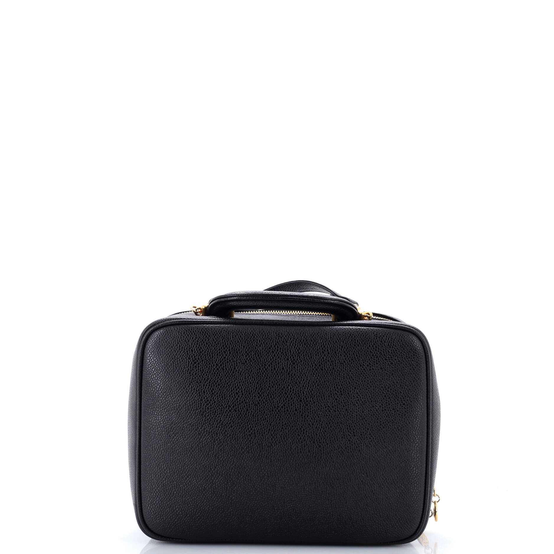 Vintage Timeless Zip Around Vanity Case Caviar Medium - Image 3