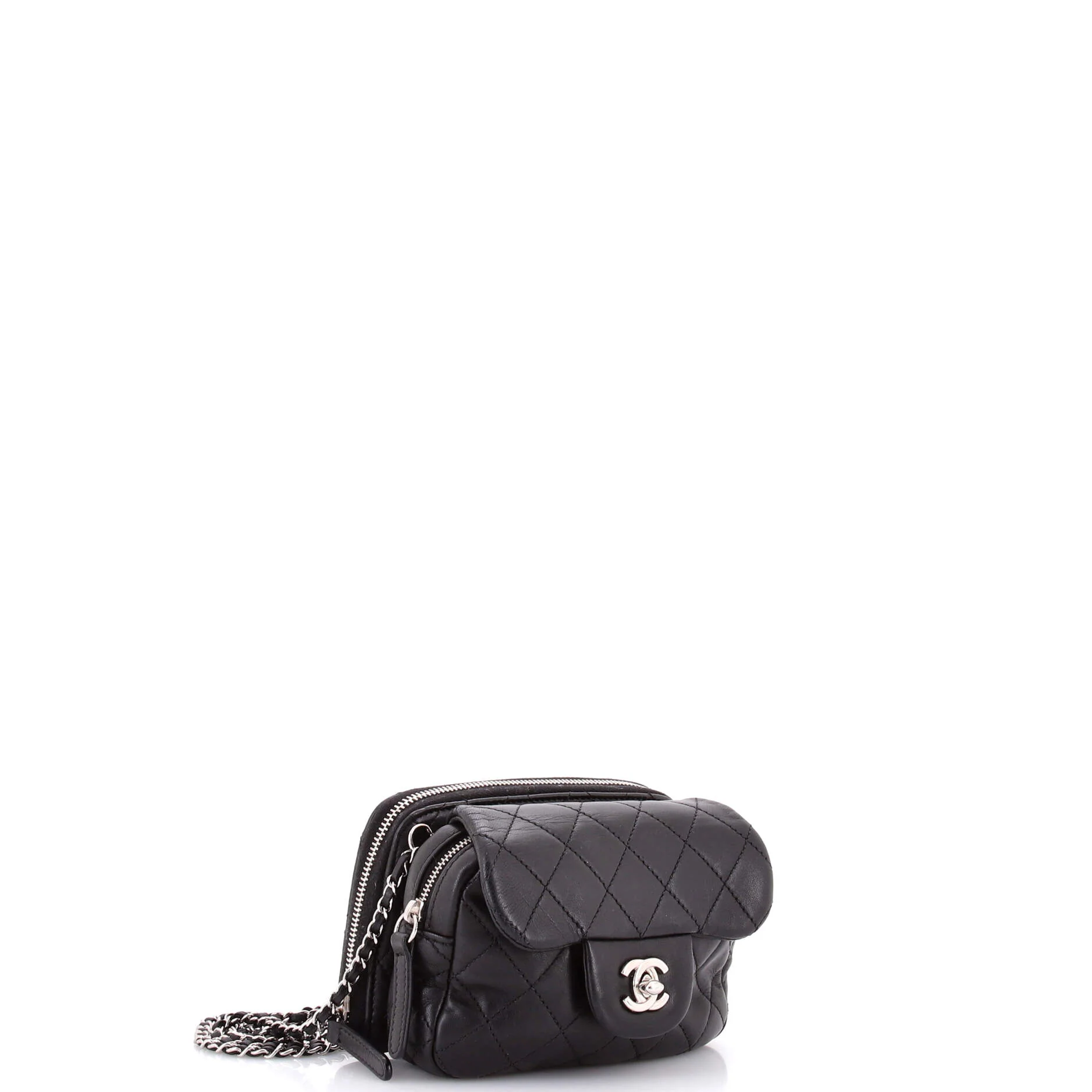 Wallet on Chain Flap Bag Quilted Calfskin Mini - Image 2