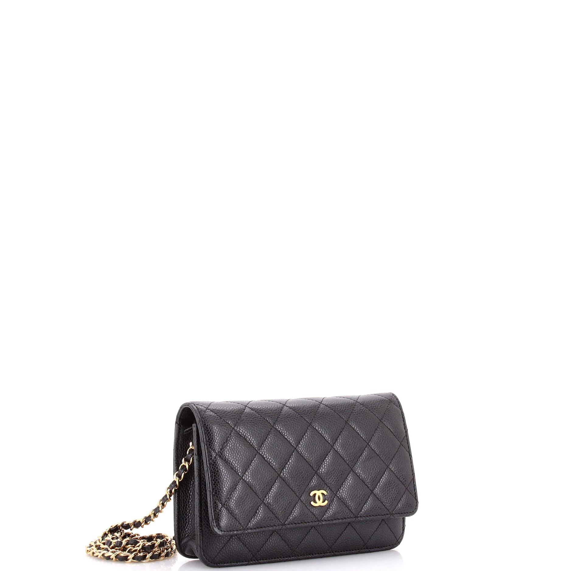 Wallet on Chain Quilted Caviar - Image 2