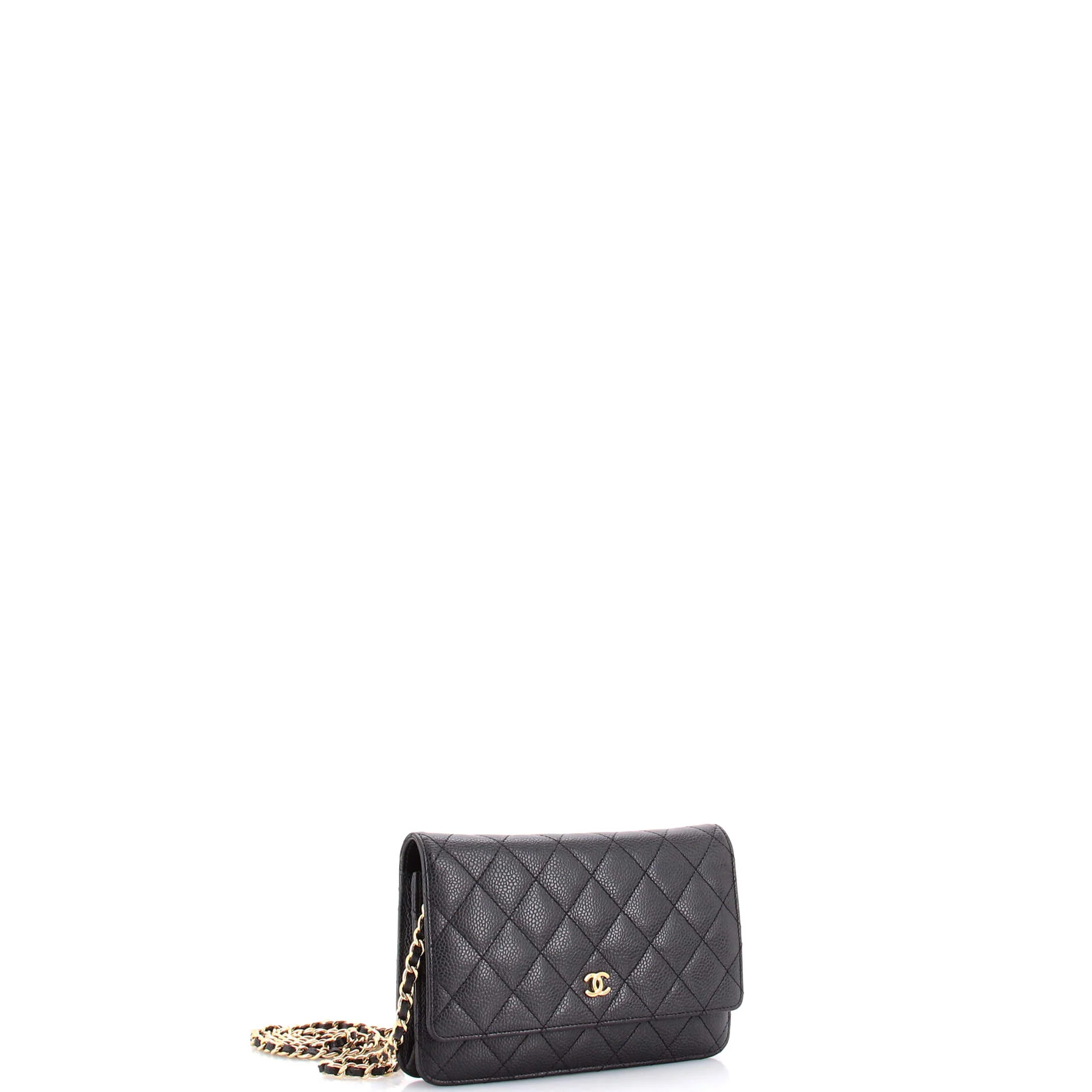Wallet on Chain Quilted Caviar - Image 2