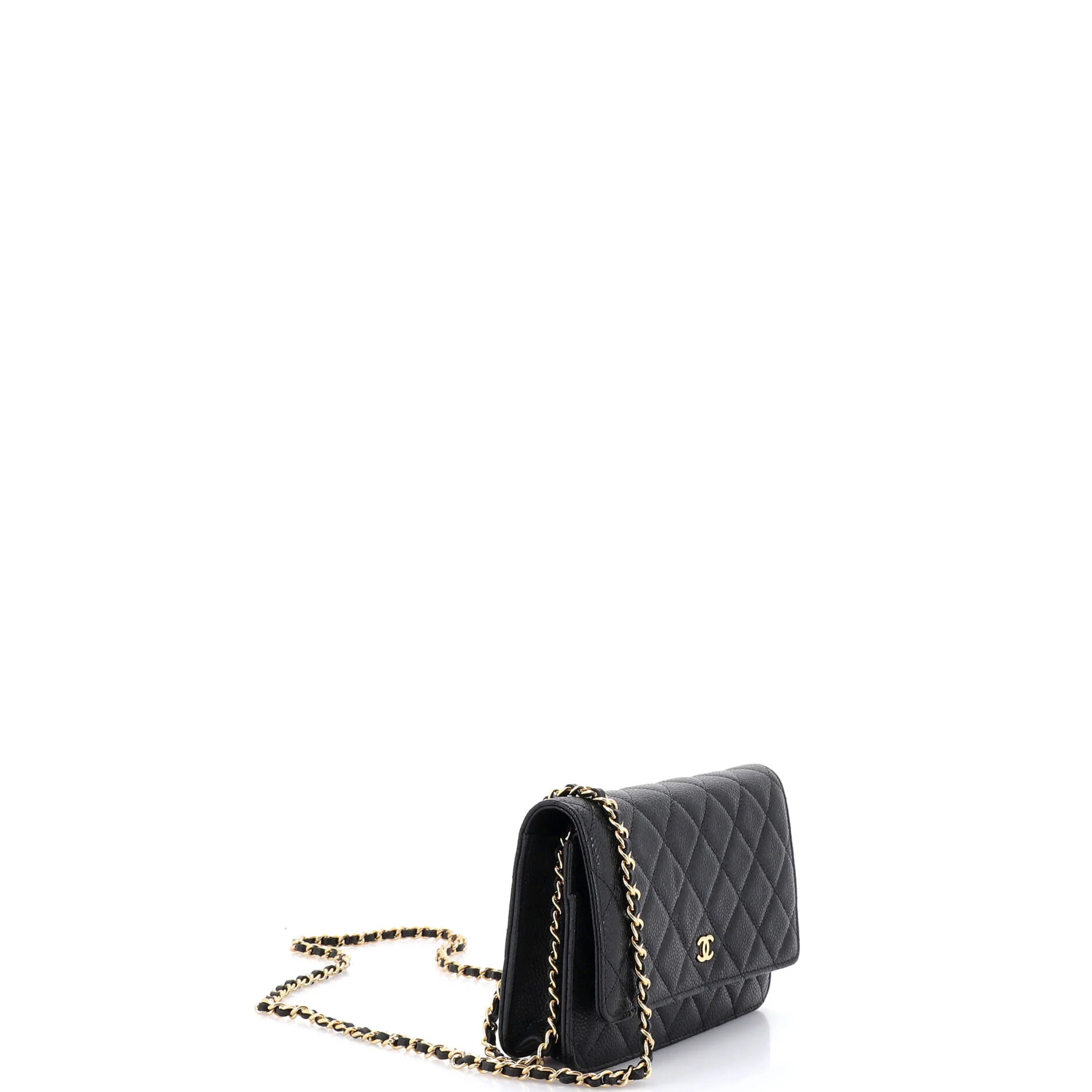 Wallet on Chain Quilted Caviar - Image 3