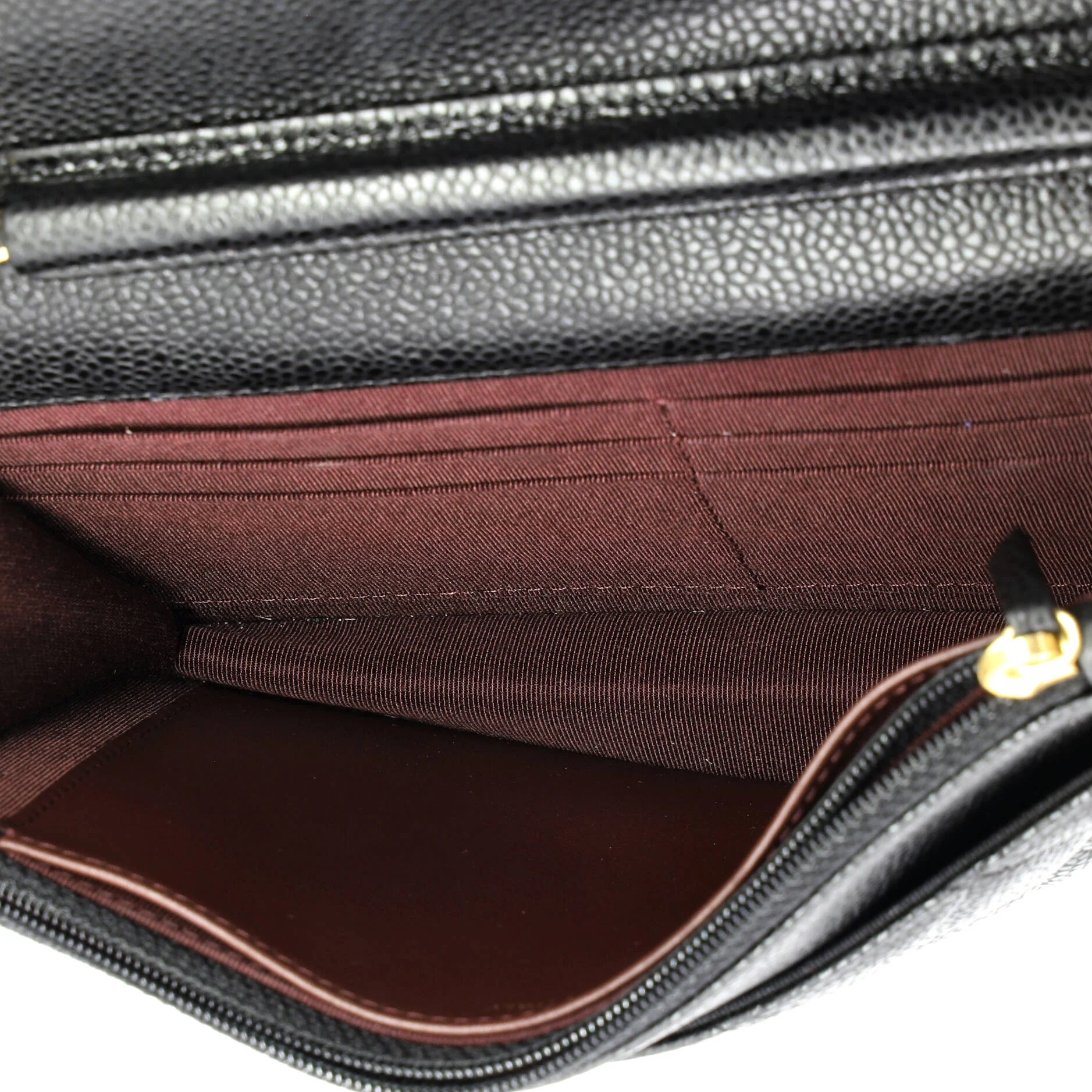 Wallet on Chain Quilted Caviar - Image 6