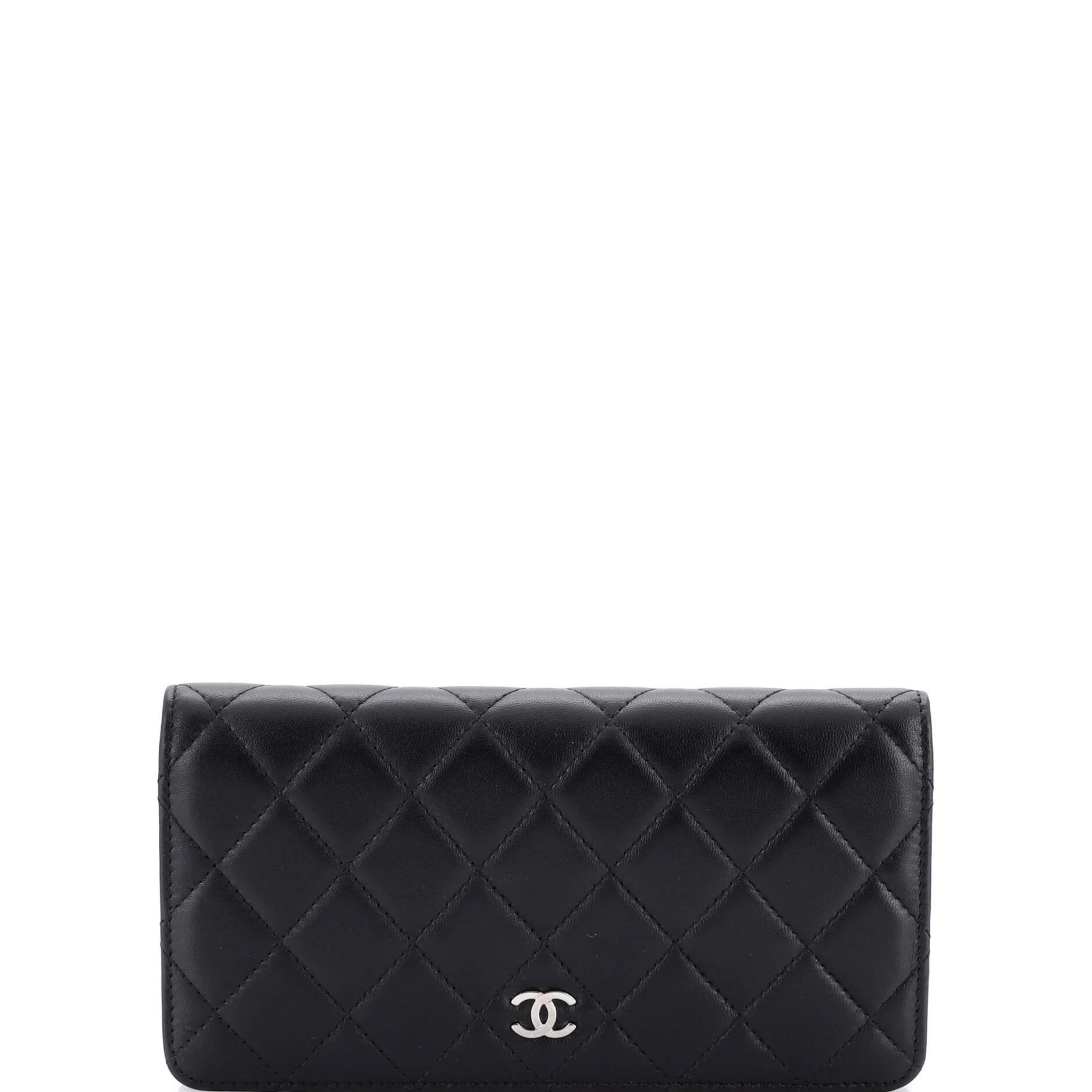 L-Yen Wallet Quilted Lambskin Long