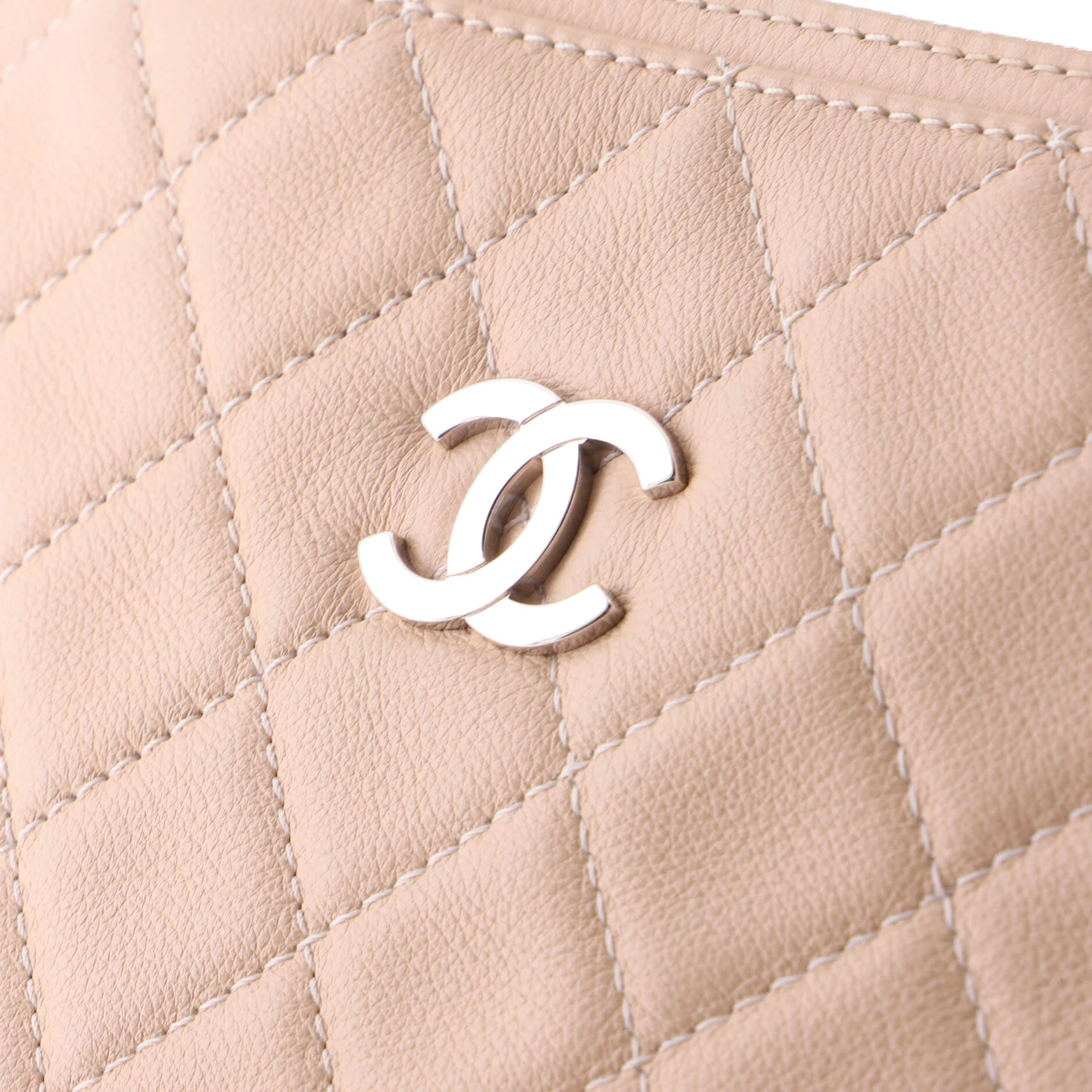 Zip Around Satchel Quilted Calfskin Medium - Image 8