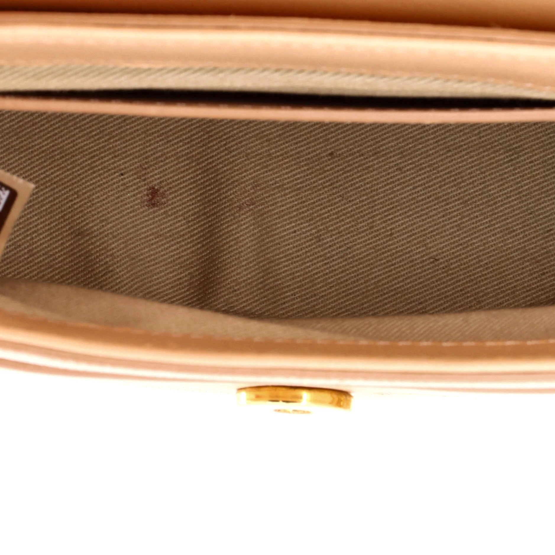 Aby Lock Bag Lizard Embossed Leather Small - Image 5