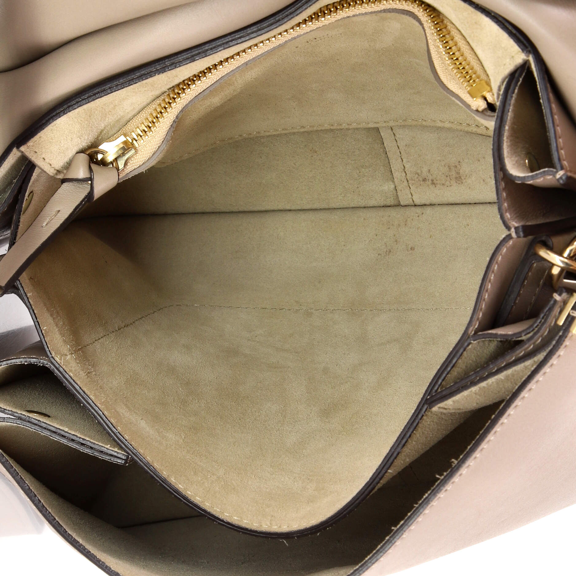 Faye Shoulder Bag Leather and Suede Medium - Image 5