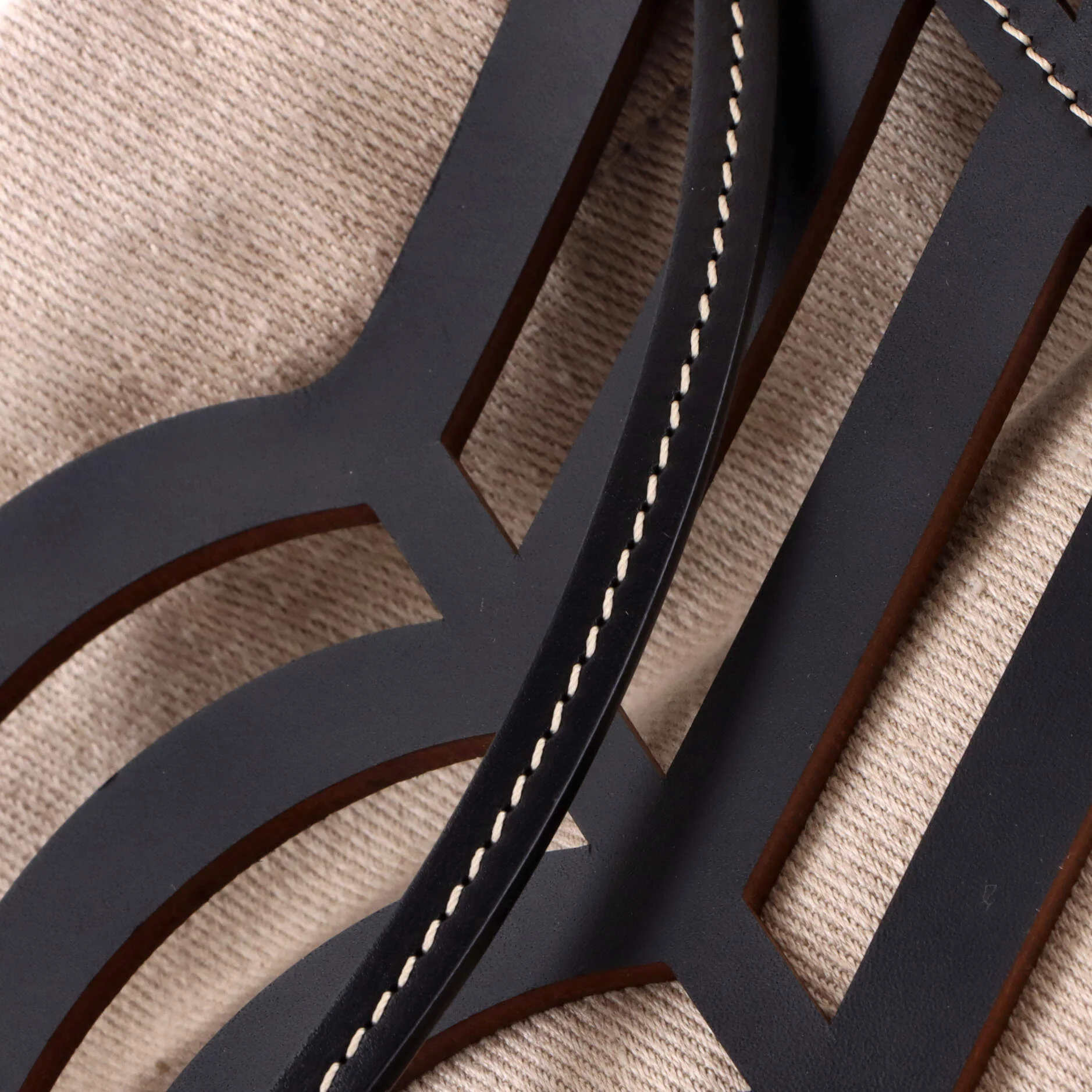 Kayan Tote Laser Cut Leather and Canvas Small - Image 7