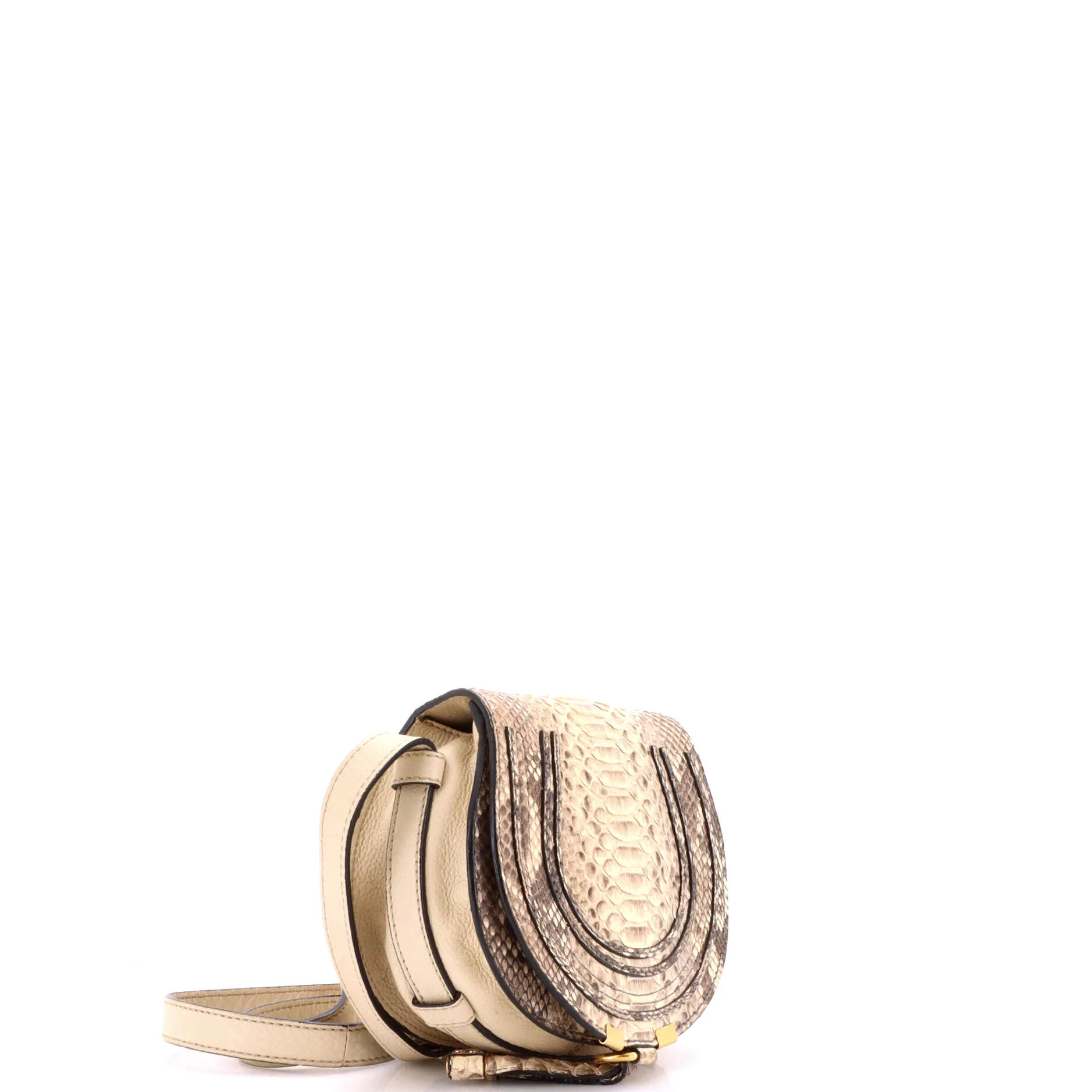 Marcie Crossbody Bag Python Print Calfskin Mini - Image 2