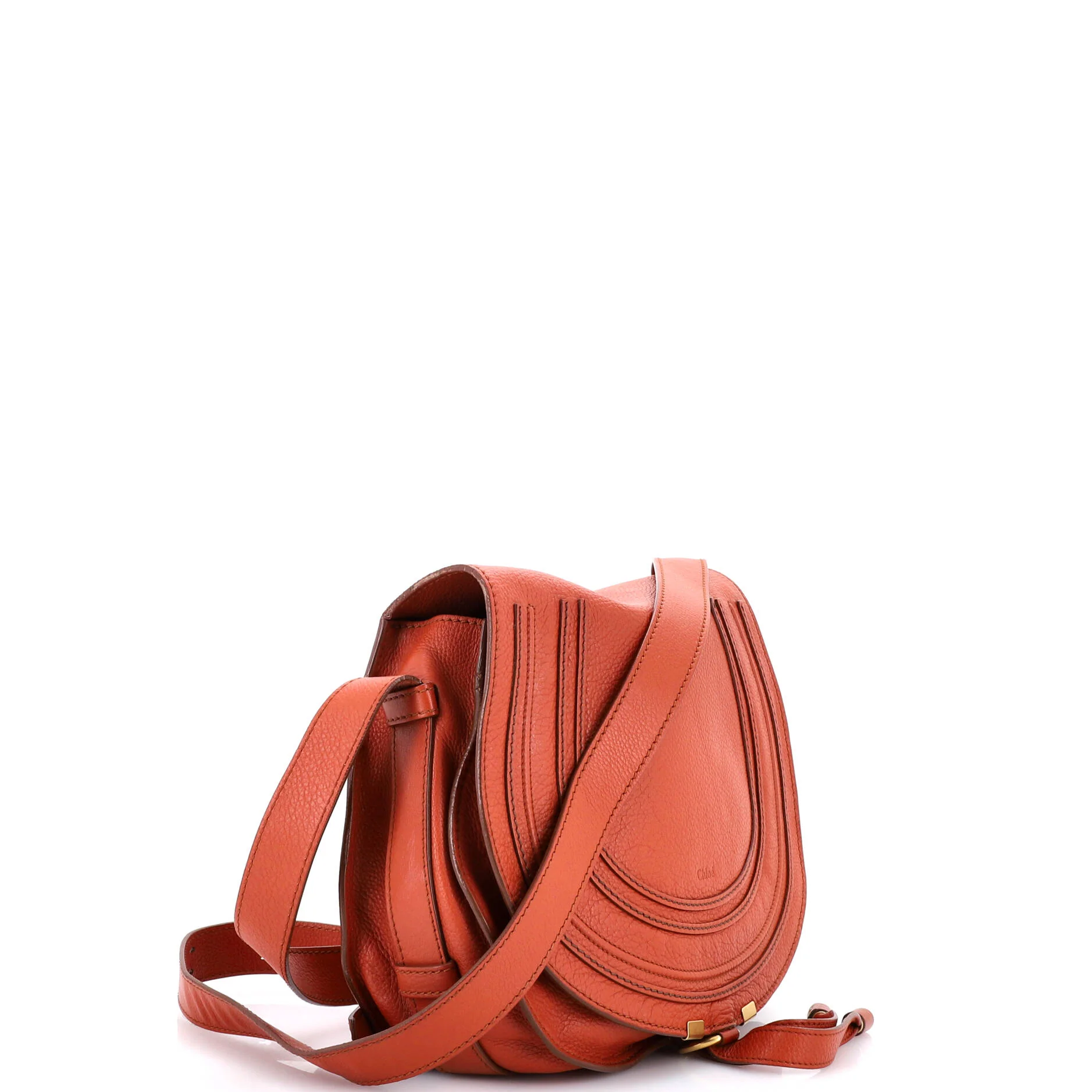 Marcie Saddle Bag Leather Medium - Image 2